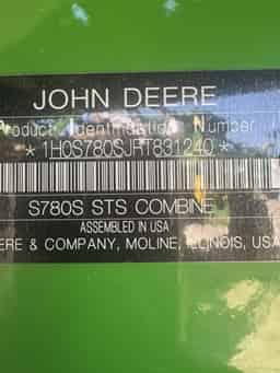 2024 John Deere S780 Image