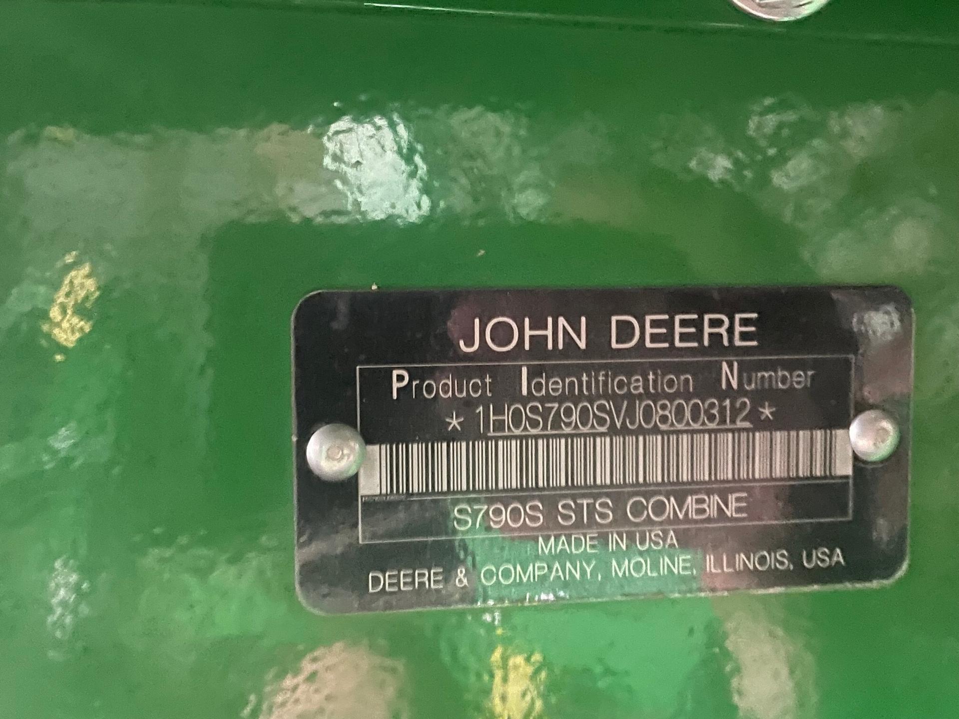 2018 John Deere S790