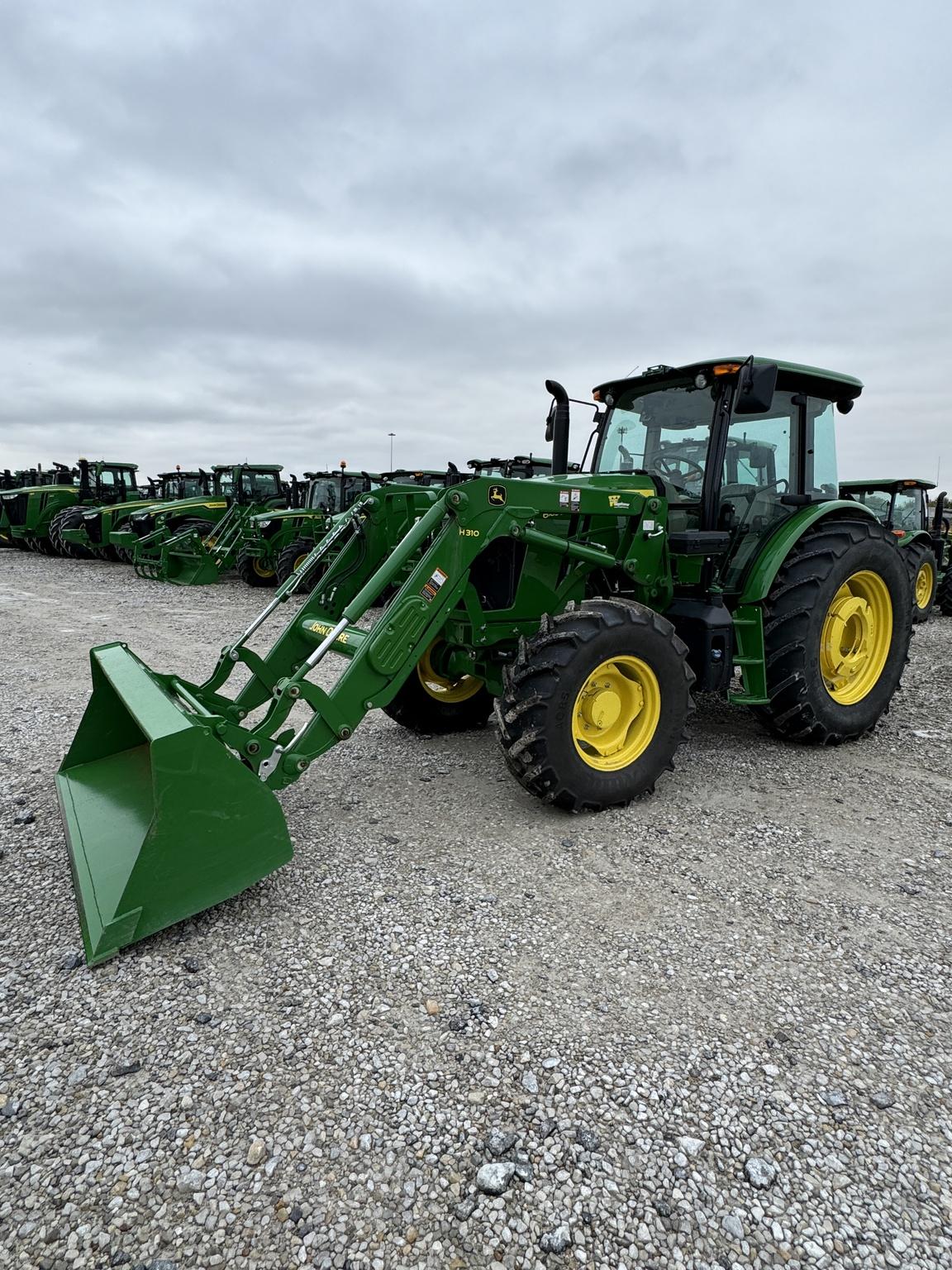 2023 John Deere 6105E cab