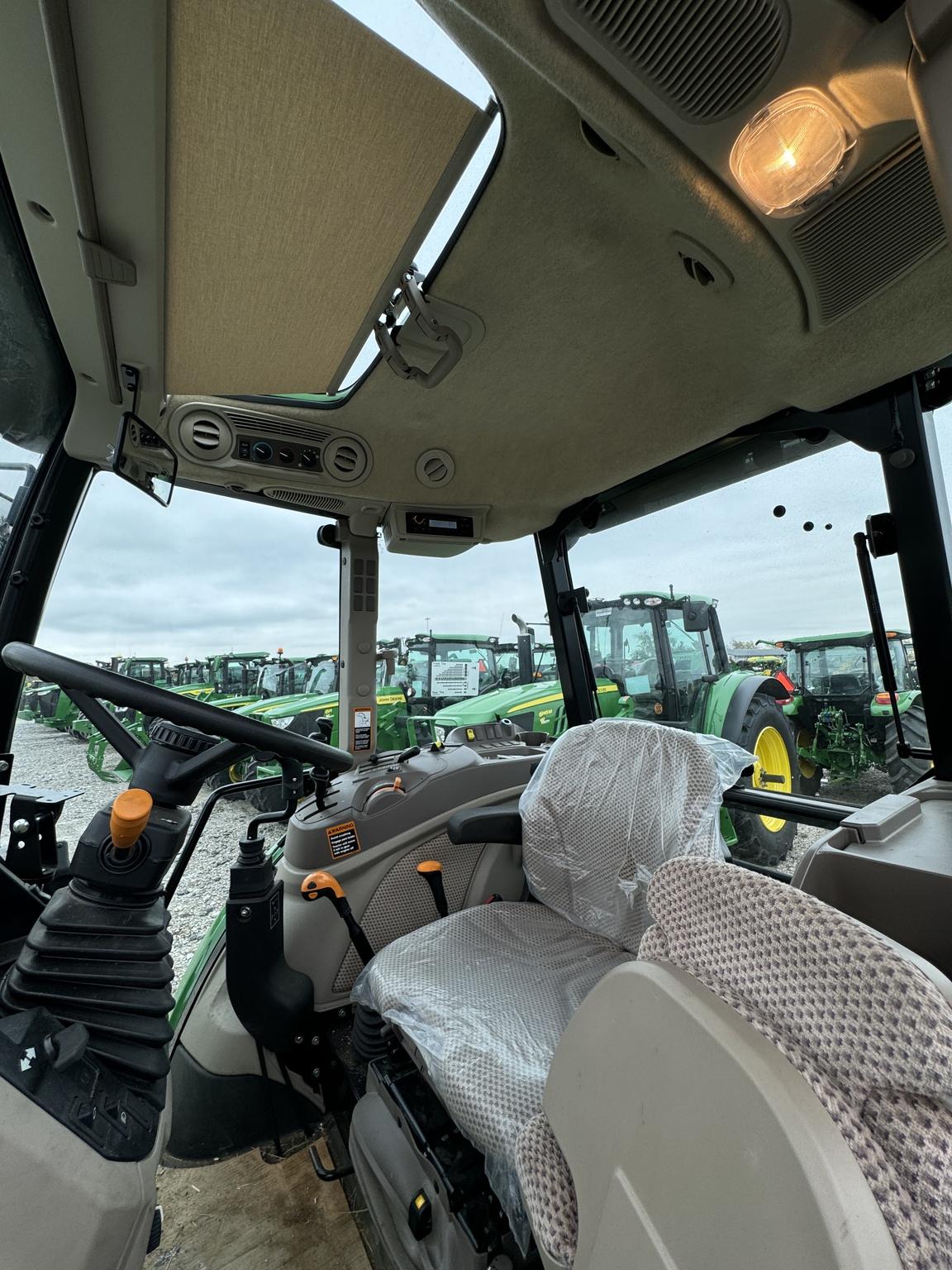 2023 John Deere 6105E cab