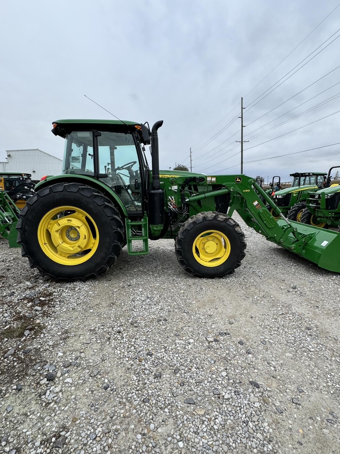 2023 John Deere 6105E cab