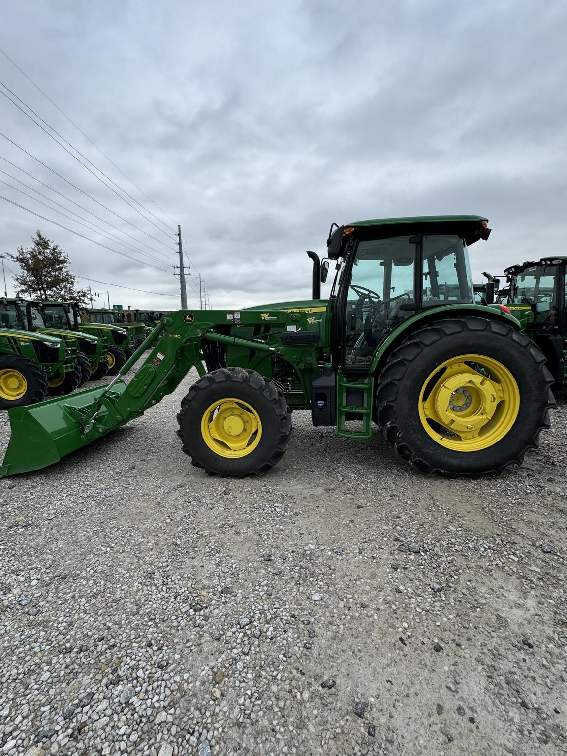 2023 John Deere 6105E cab