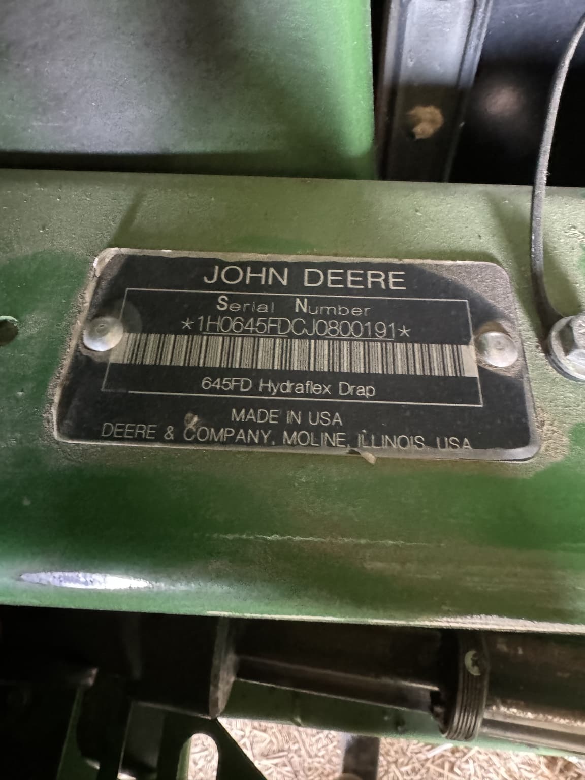 2018 John Deere 645FD