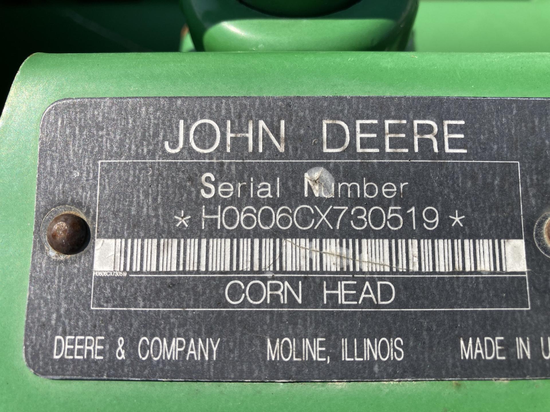 2009 John Deere 606C