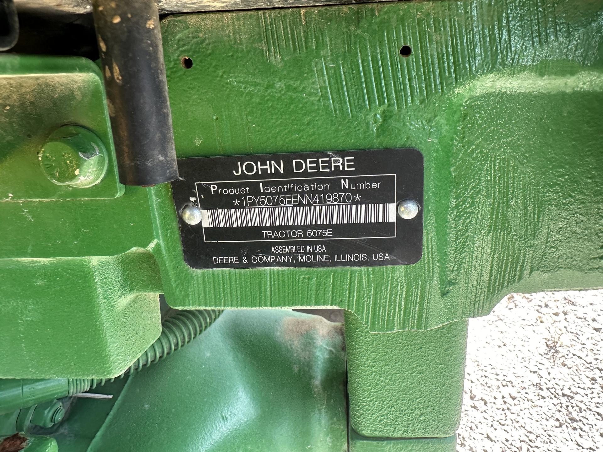 2022 John Deere 5075E