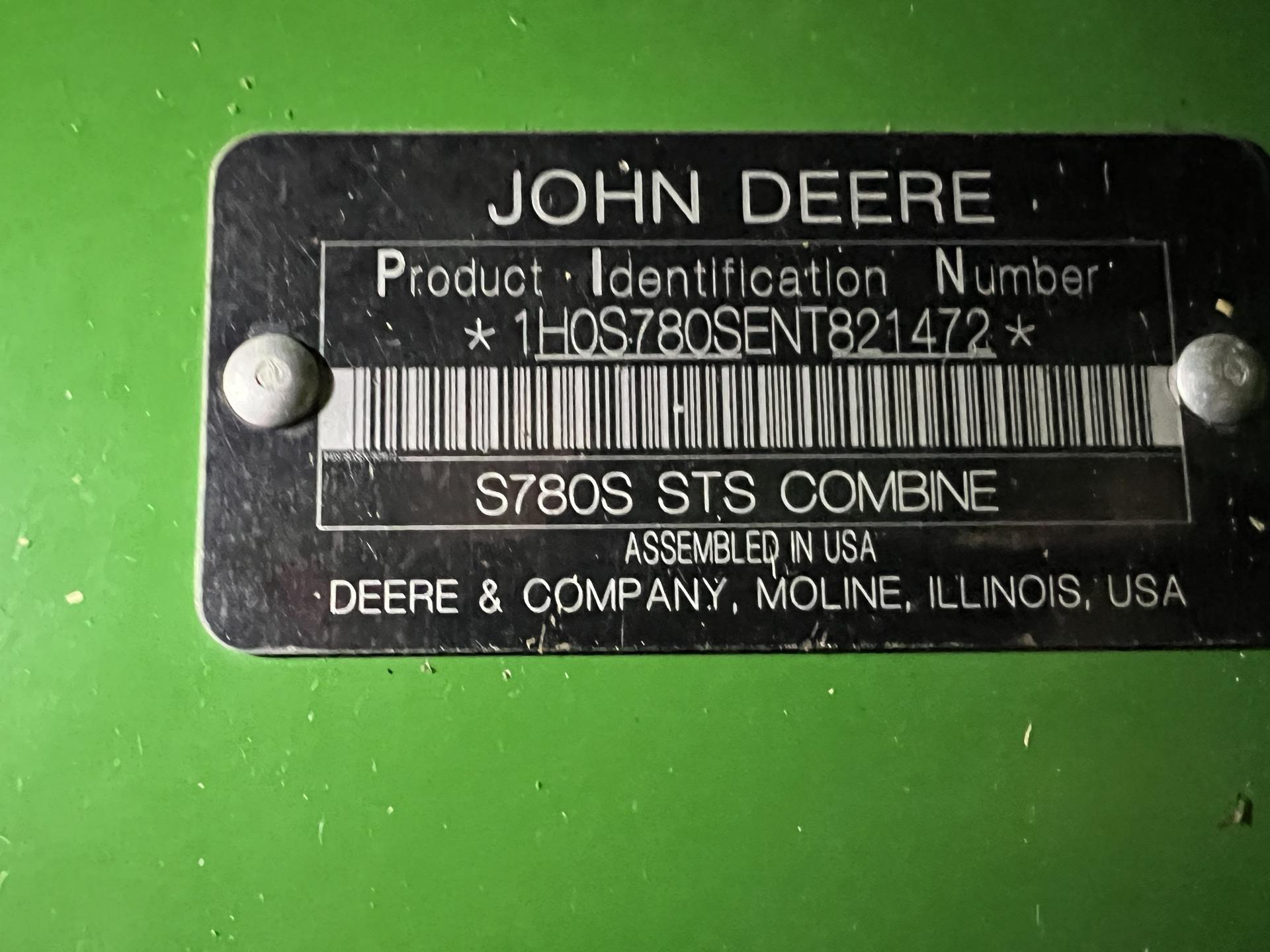 2022 John Deere S780