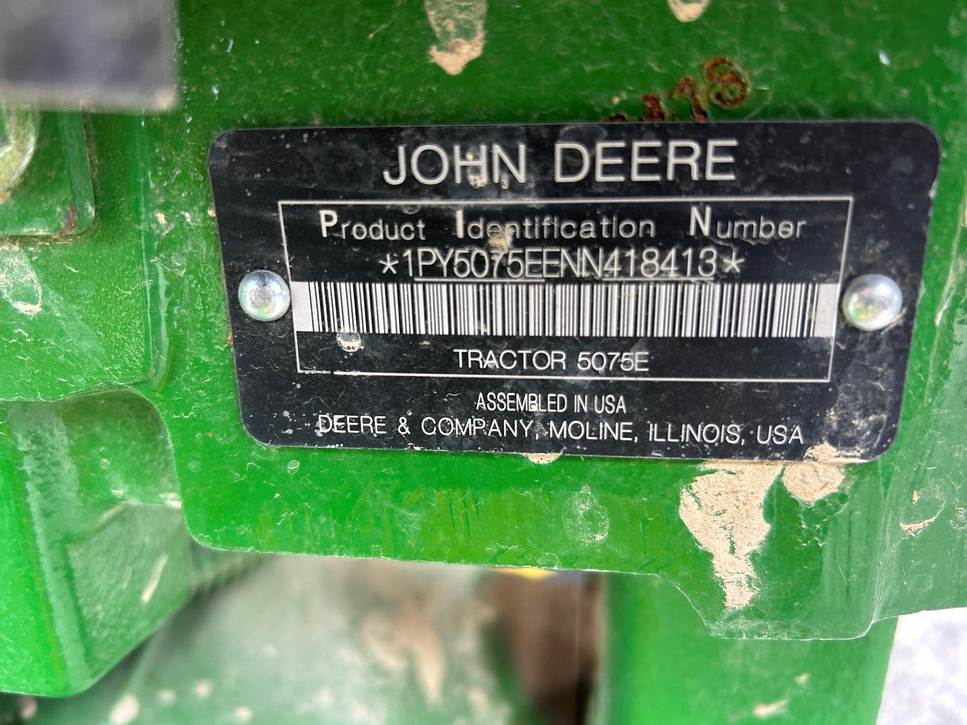 2022 John Deere 5075E