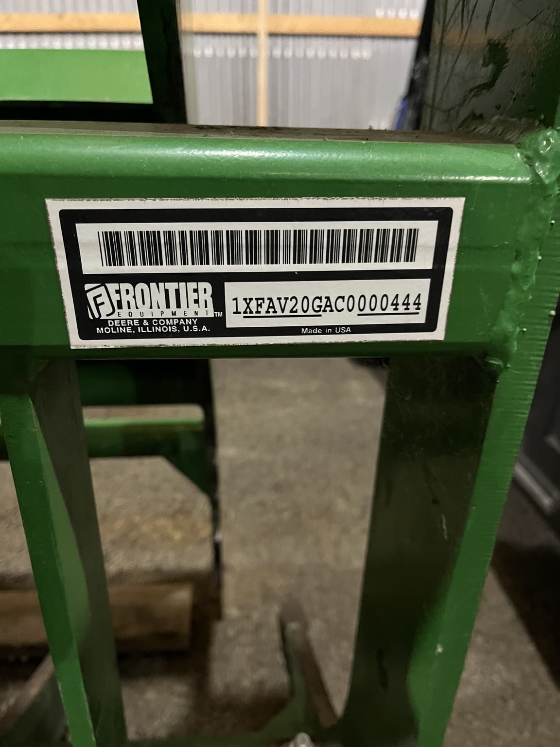 2012 Frontier AV20G Image