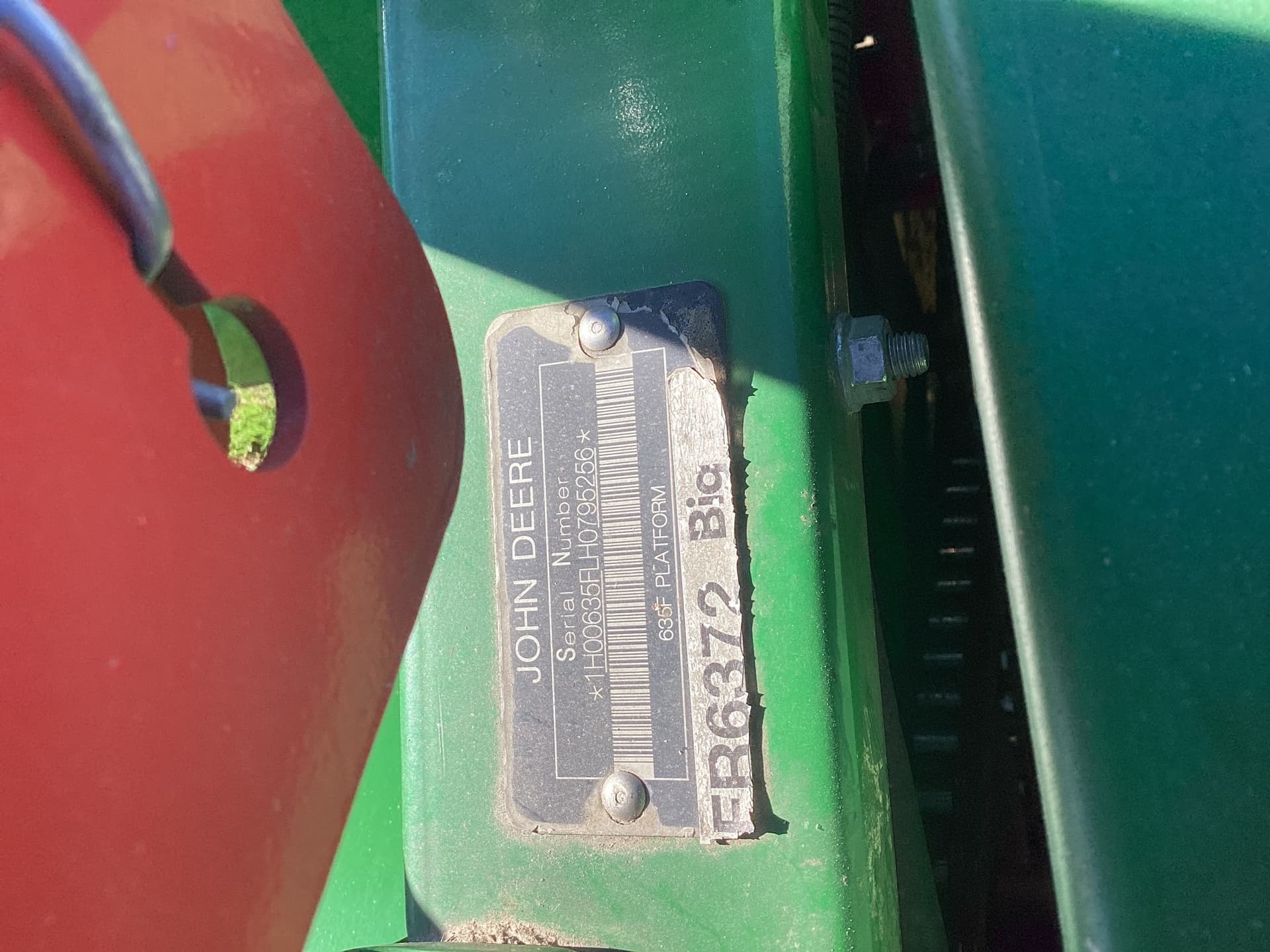 2017 John Deere 635F Image