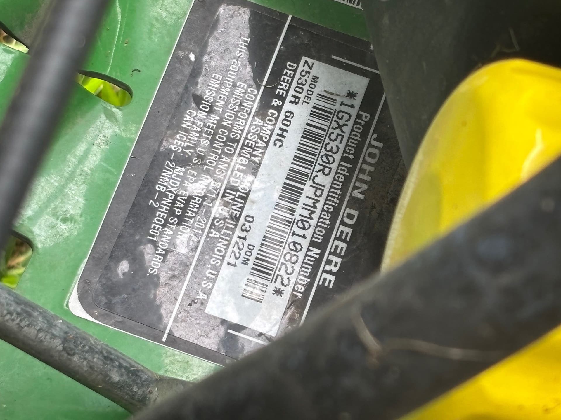 2021 John Deere Z530R Image