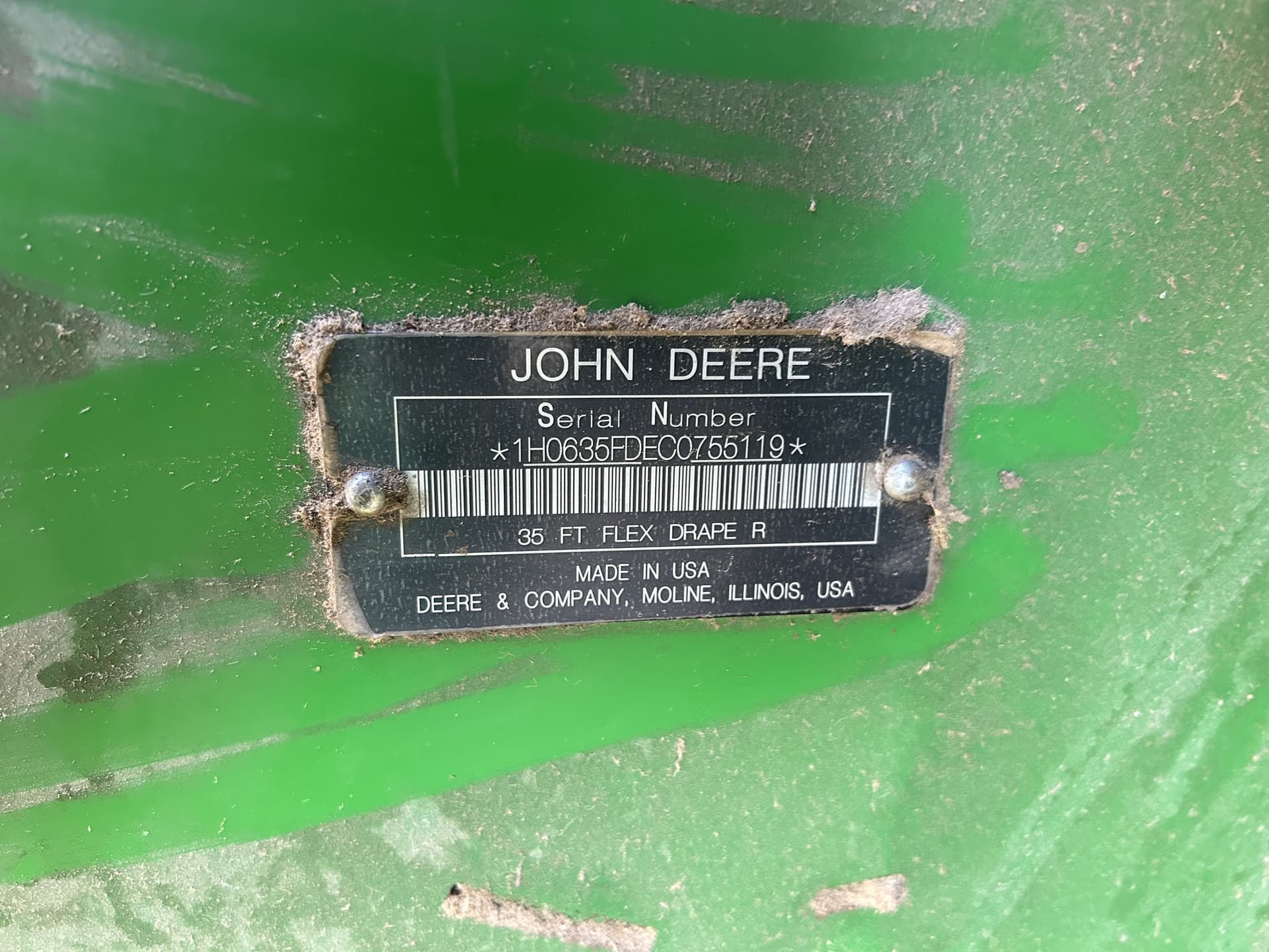 2013 John Deere 635FD Image