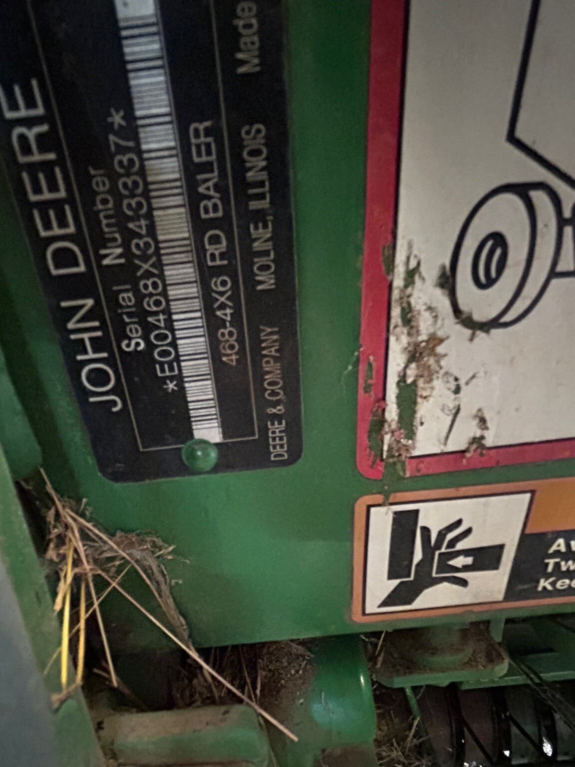 2008 John Deere 468 Image