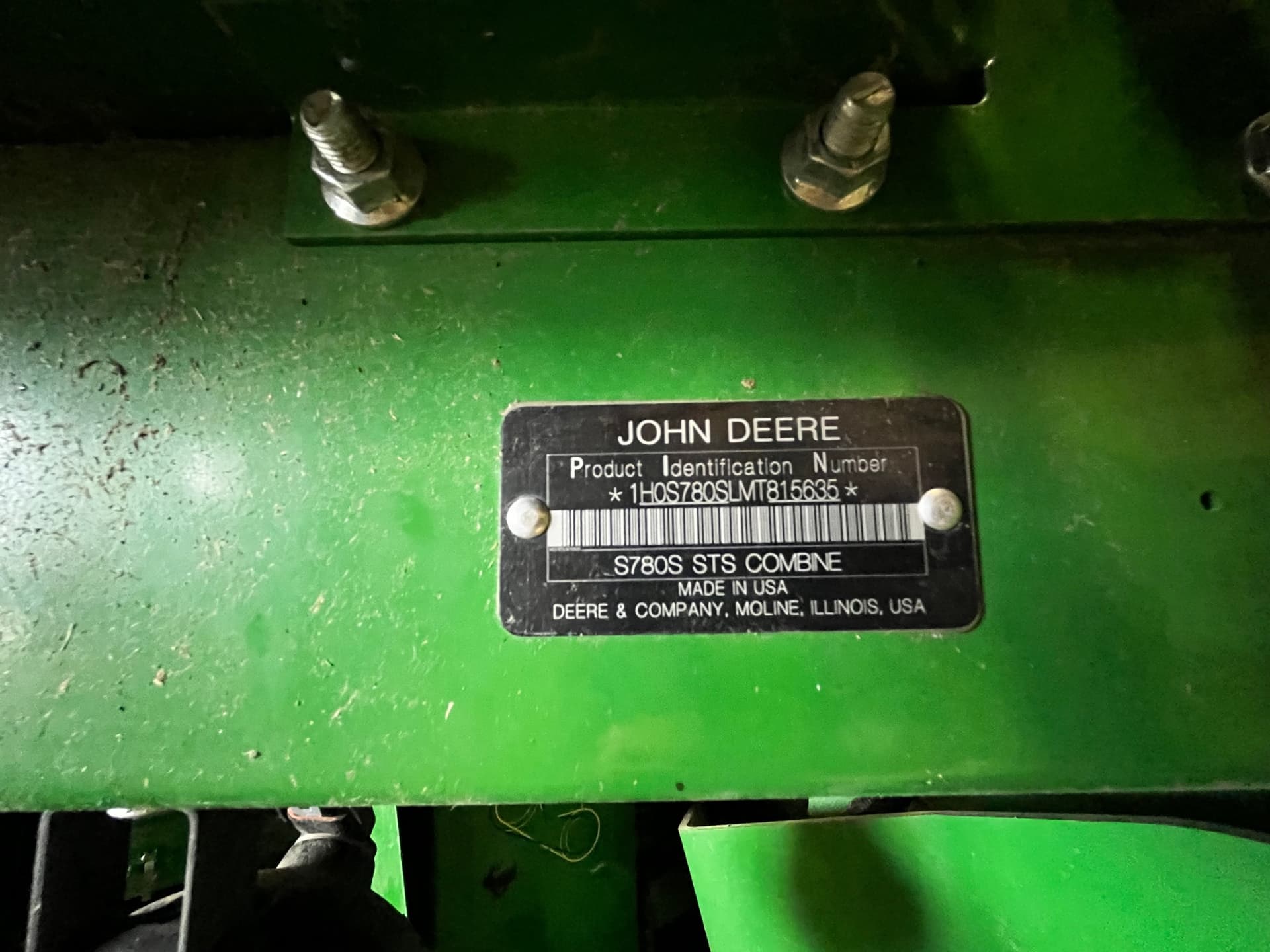 2021 John Deere S780 Image
