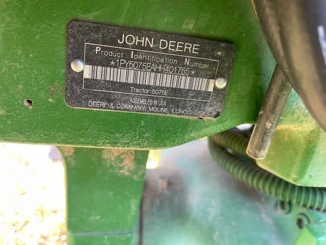 2017 John Deere 5075E Image