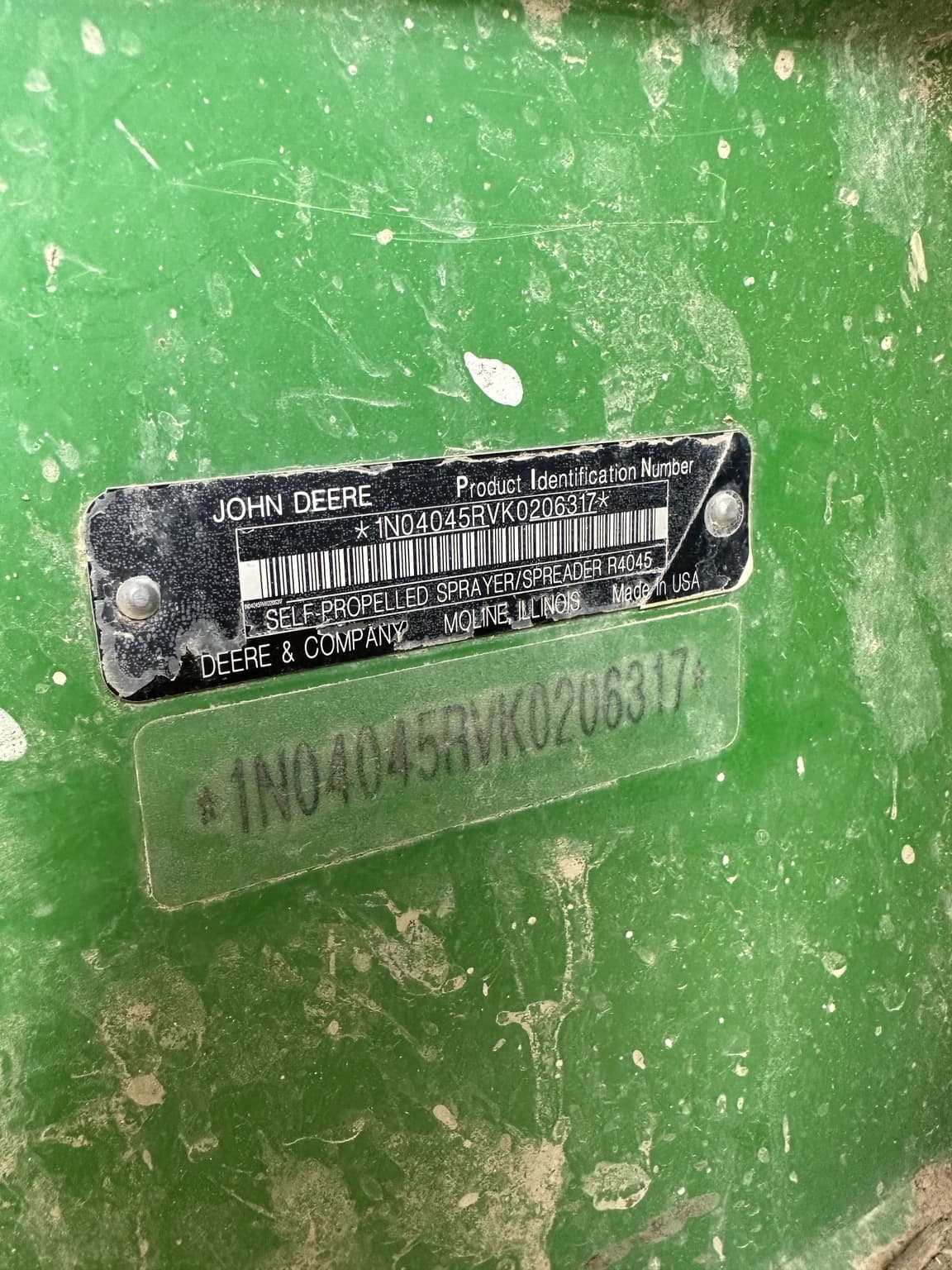 2020 John Deere R4045 Image