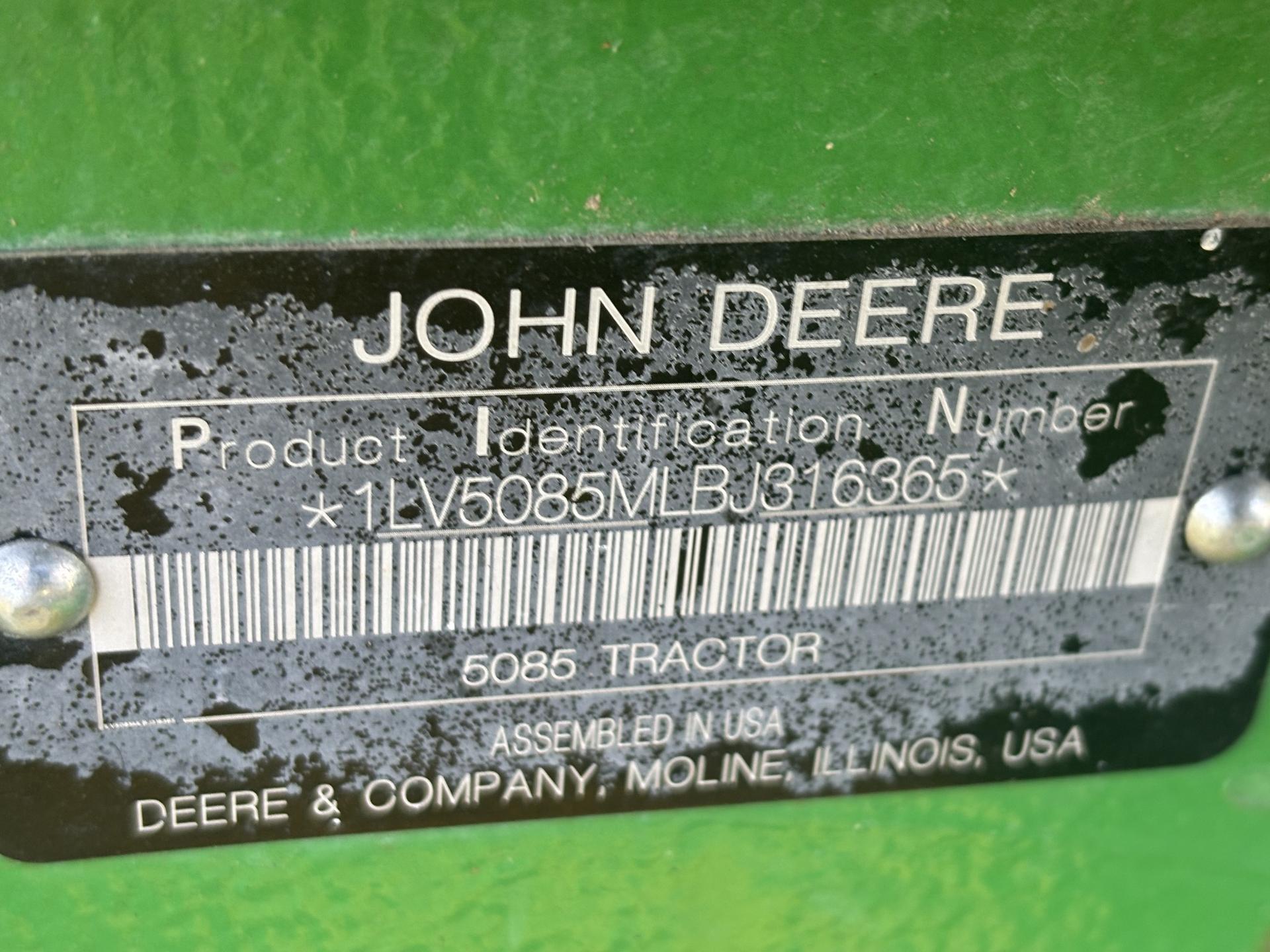 2011 John Deere 5085M