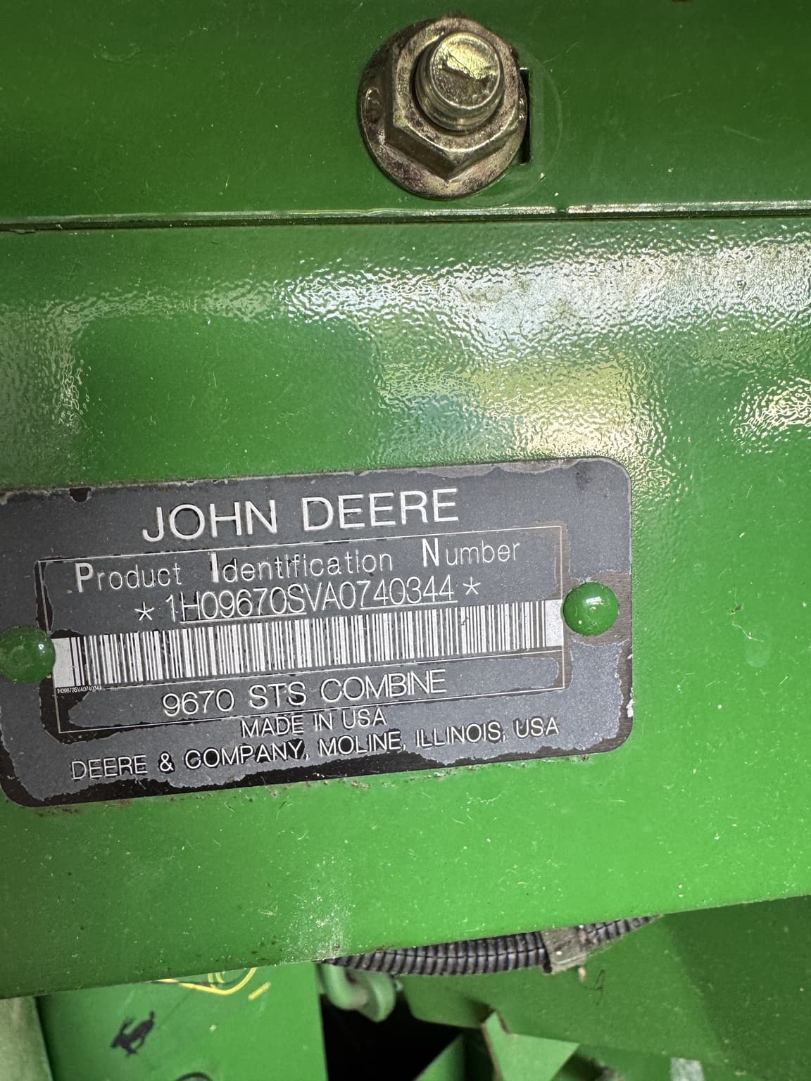 2011 John Deere 9670 STS Image