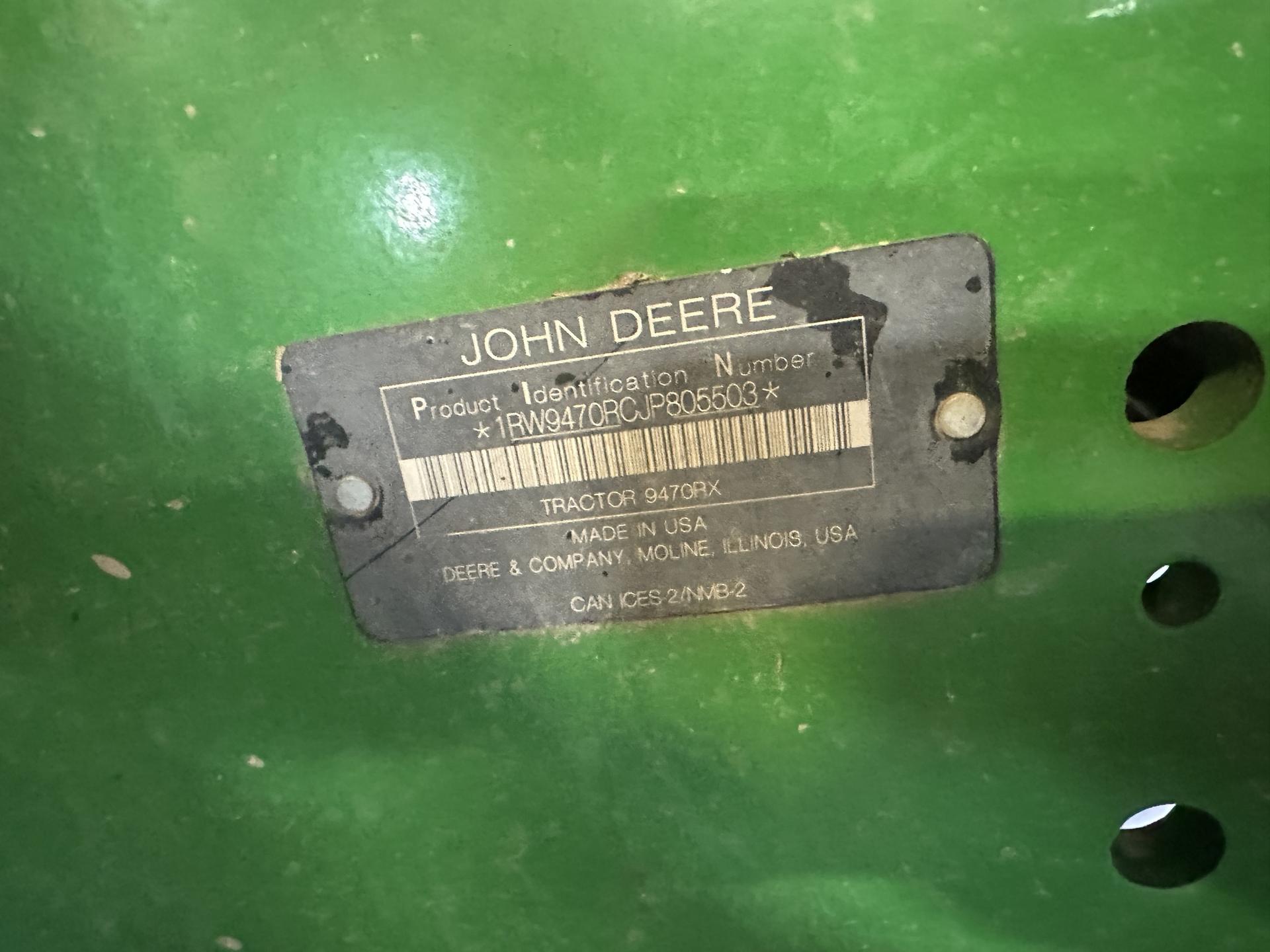 2018 John Deere 9470RX