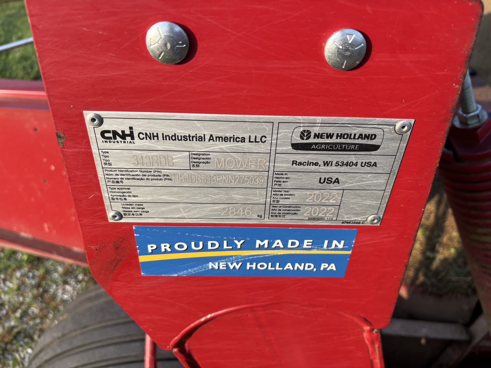 2022 New Holland 313 Image