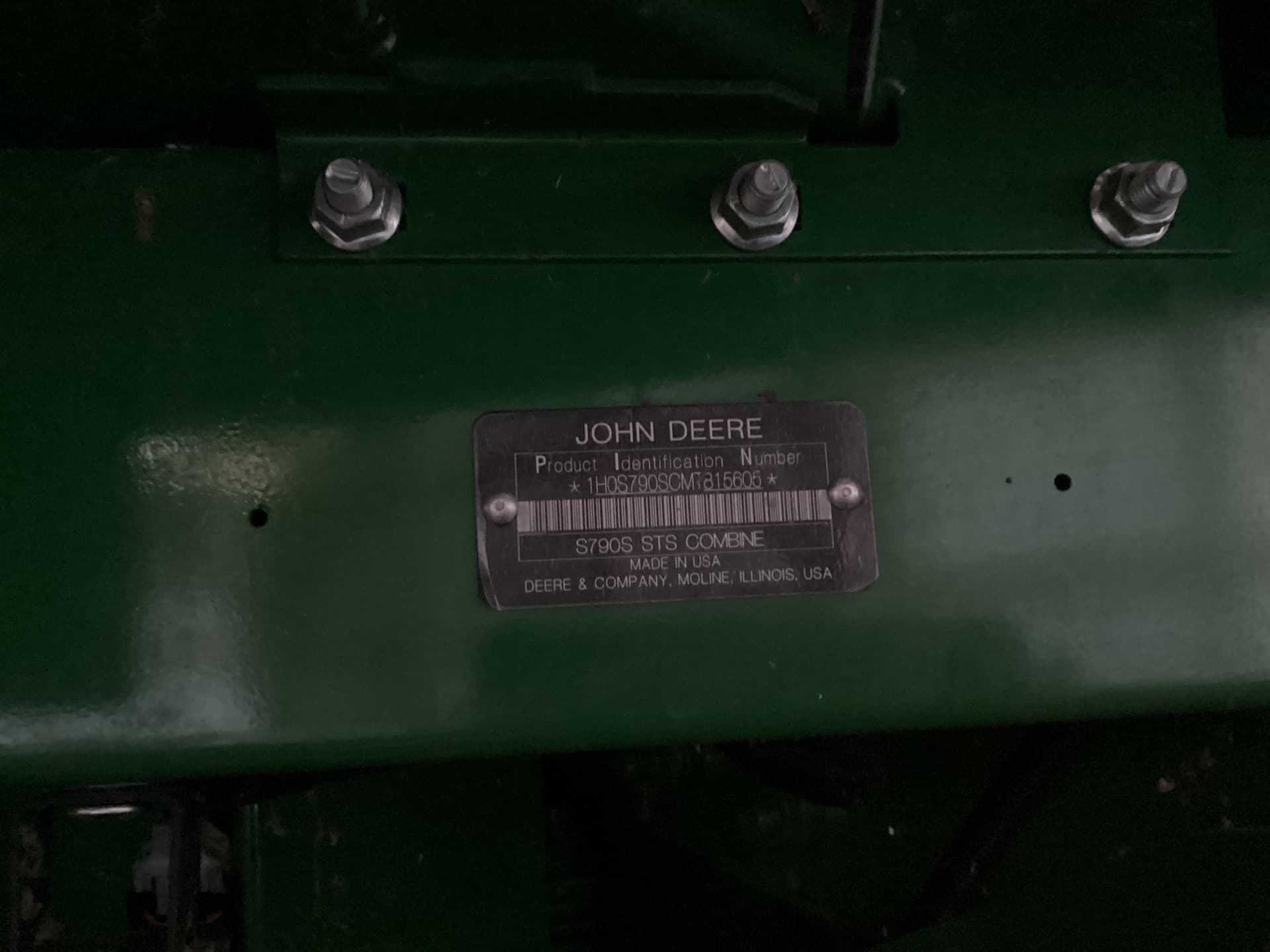 2021 John Deere S790 Image