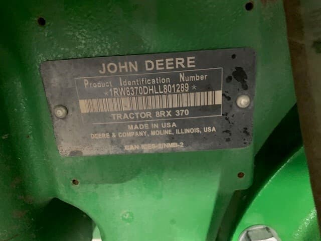 2020 John Deere 8RX 370 Image