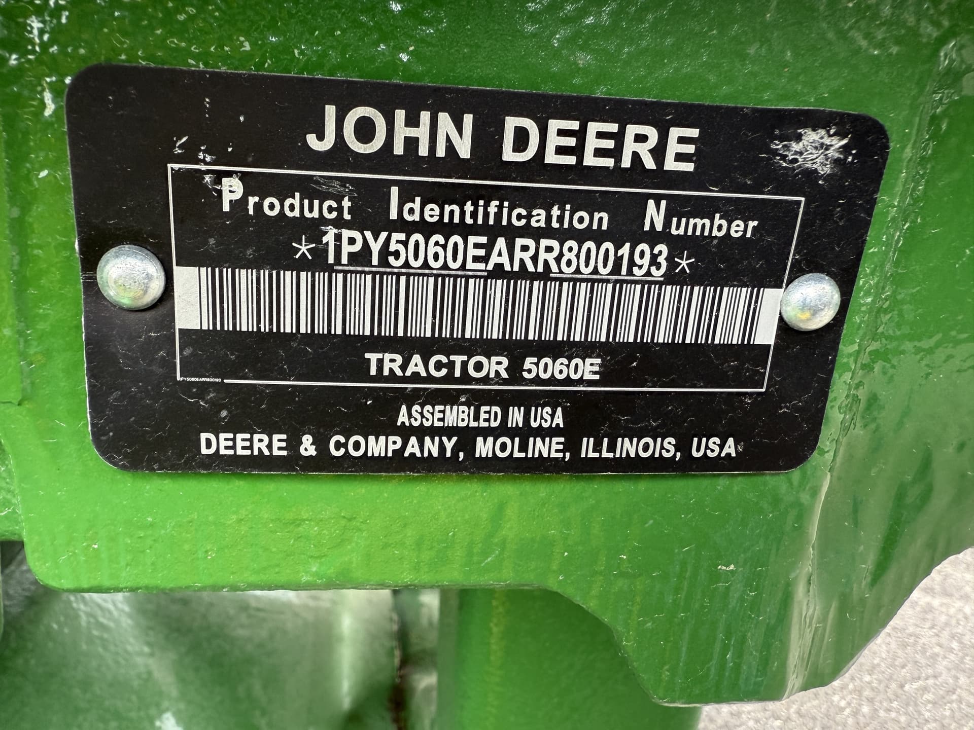 2024 John Deere 5060E