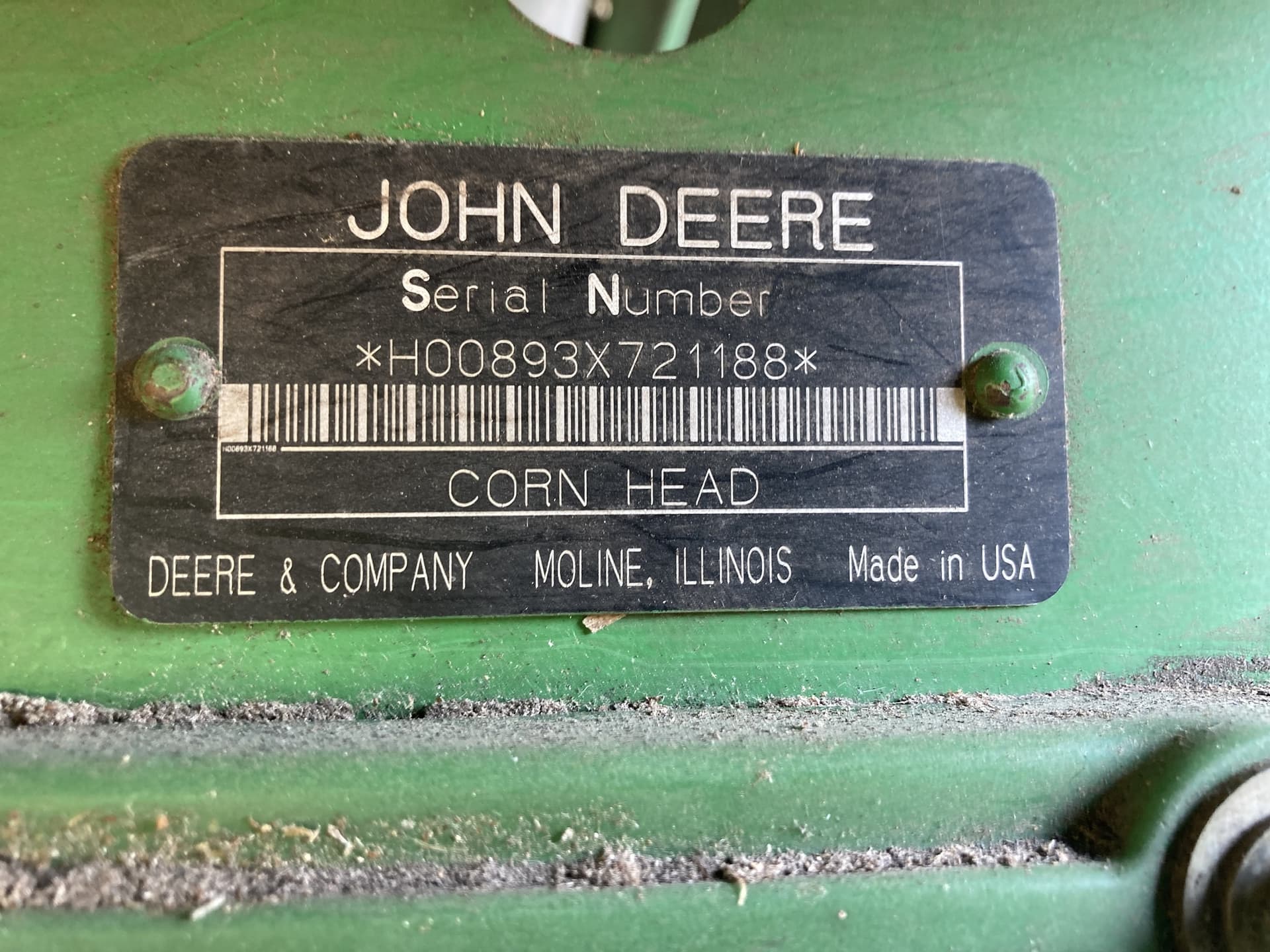 2007 John Deere 893 Image