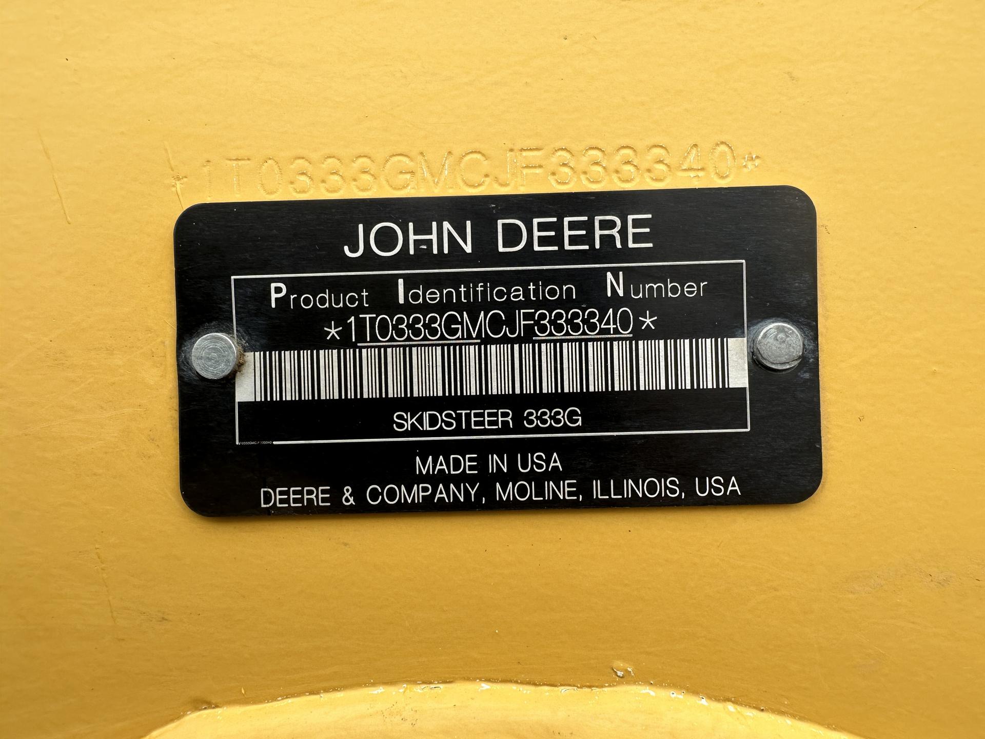 2019 John Deere 333G Image