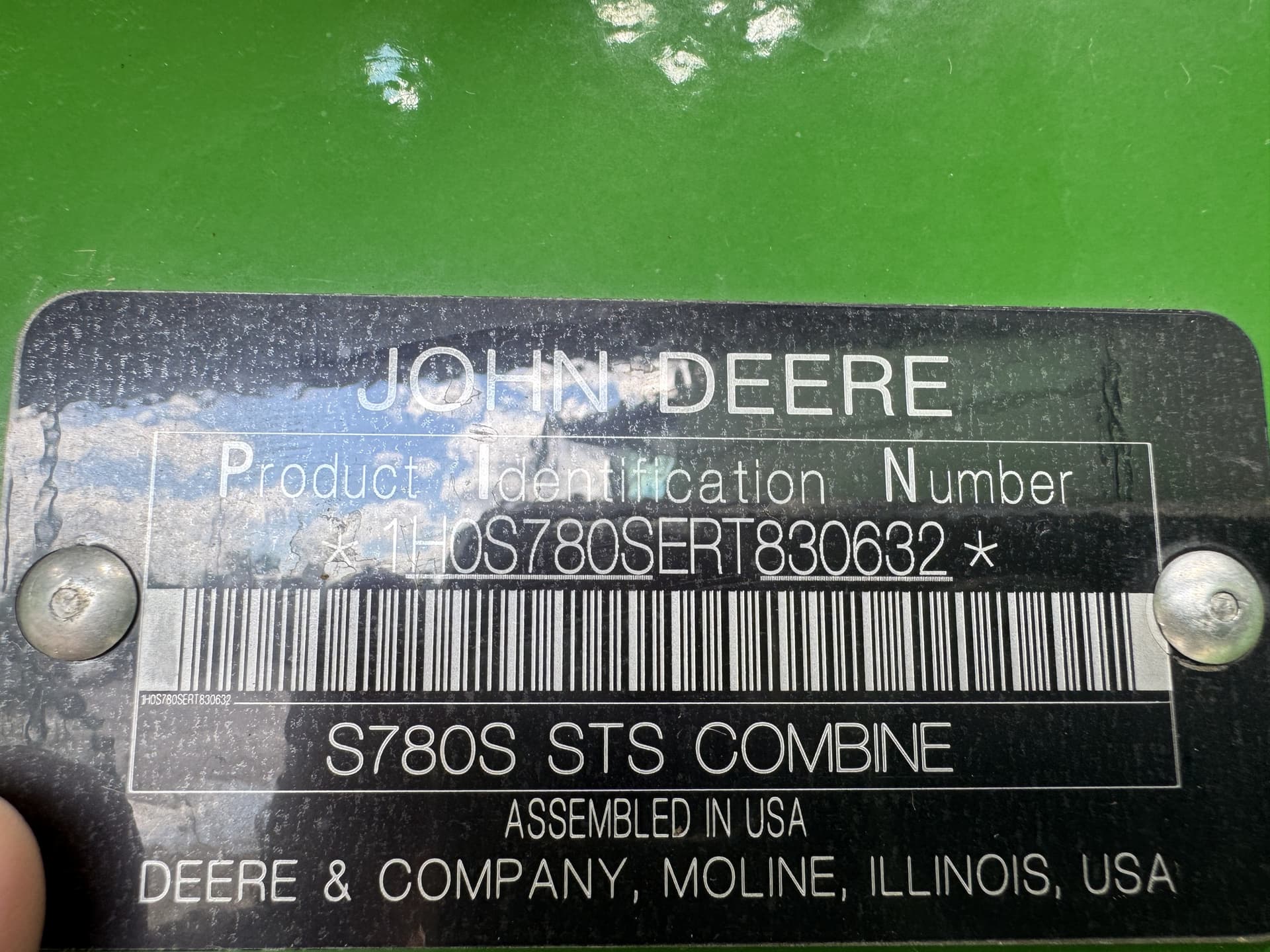 2024 John Deere S780 Image