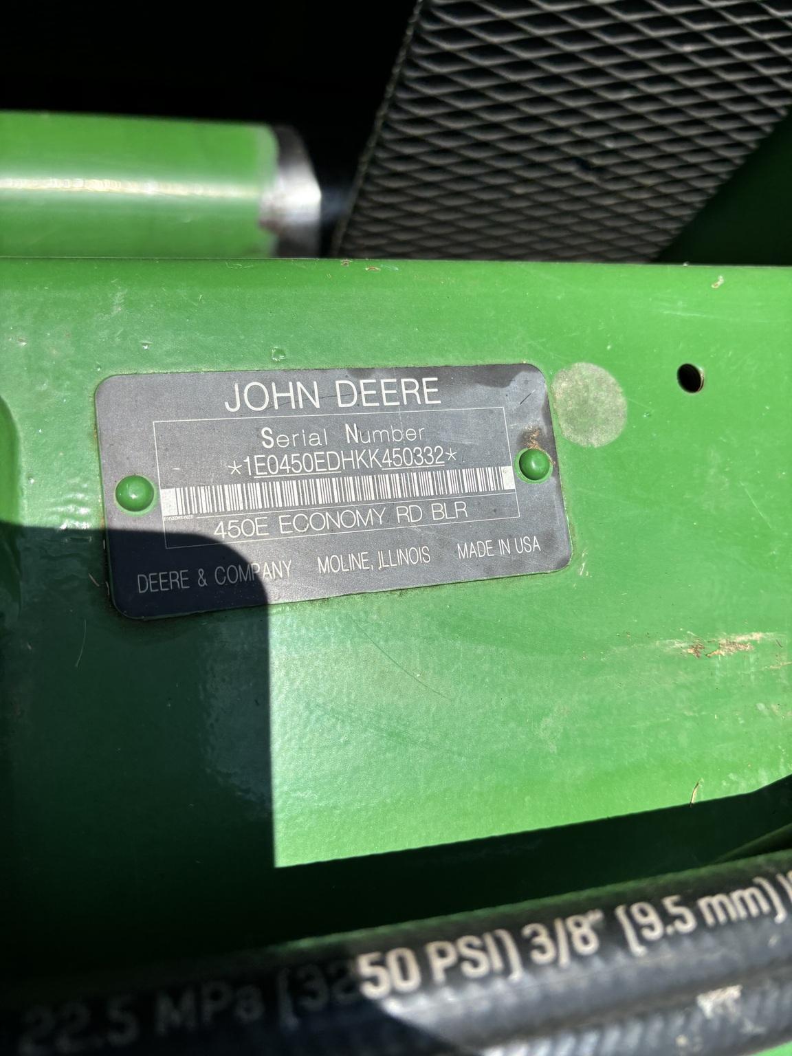 2019 John Deere 450E