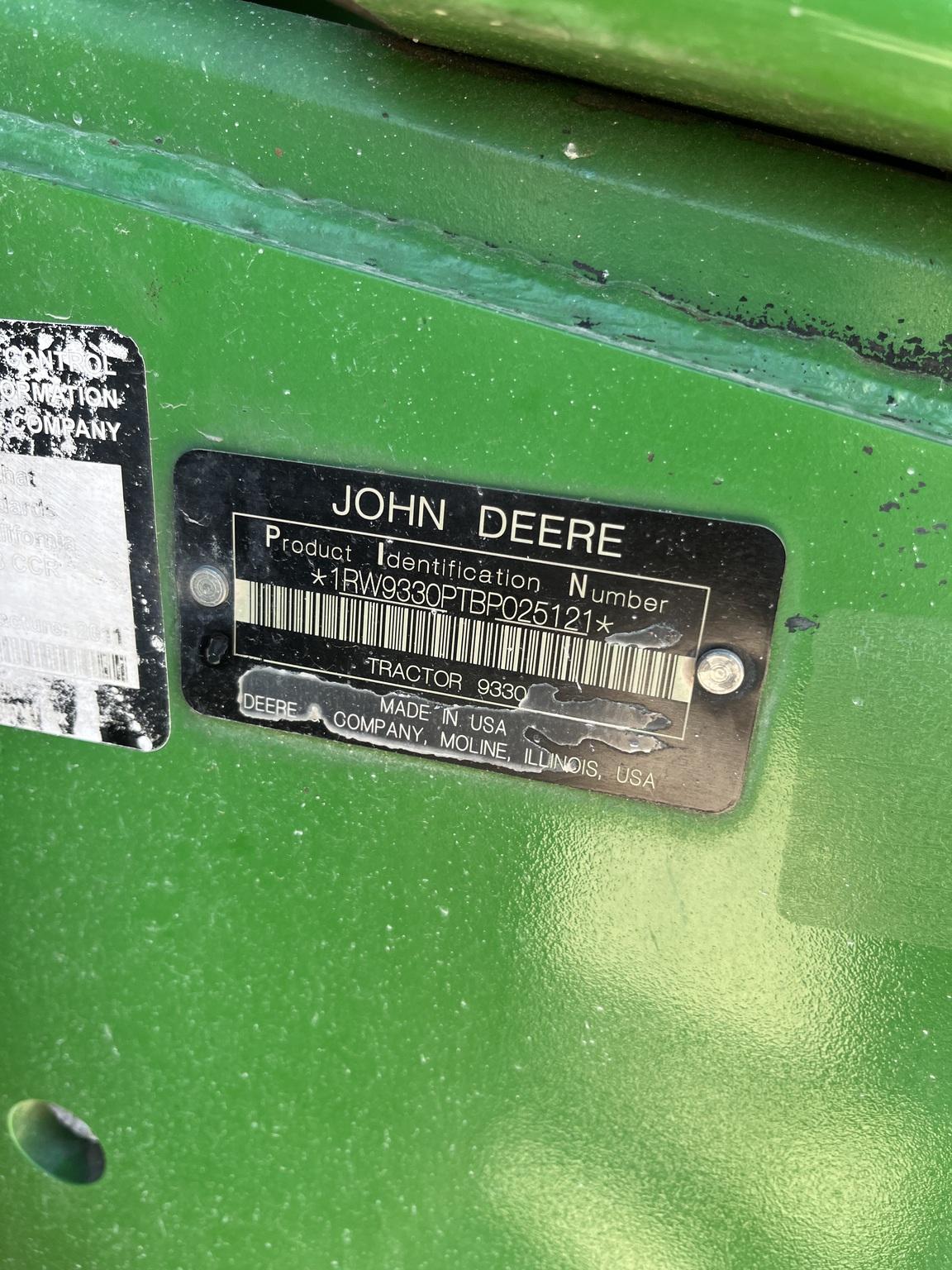 2011 John Deere 9330