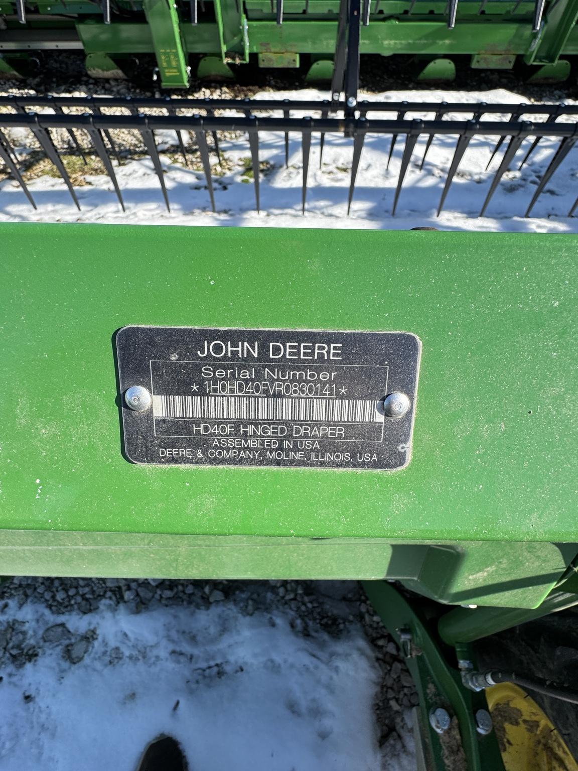 2024 John Deere HD40F Image