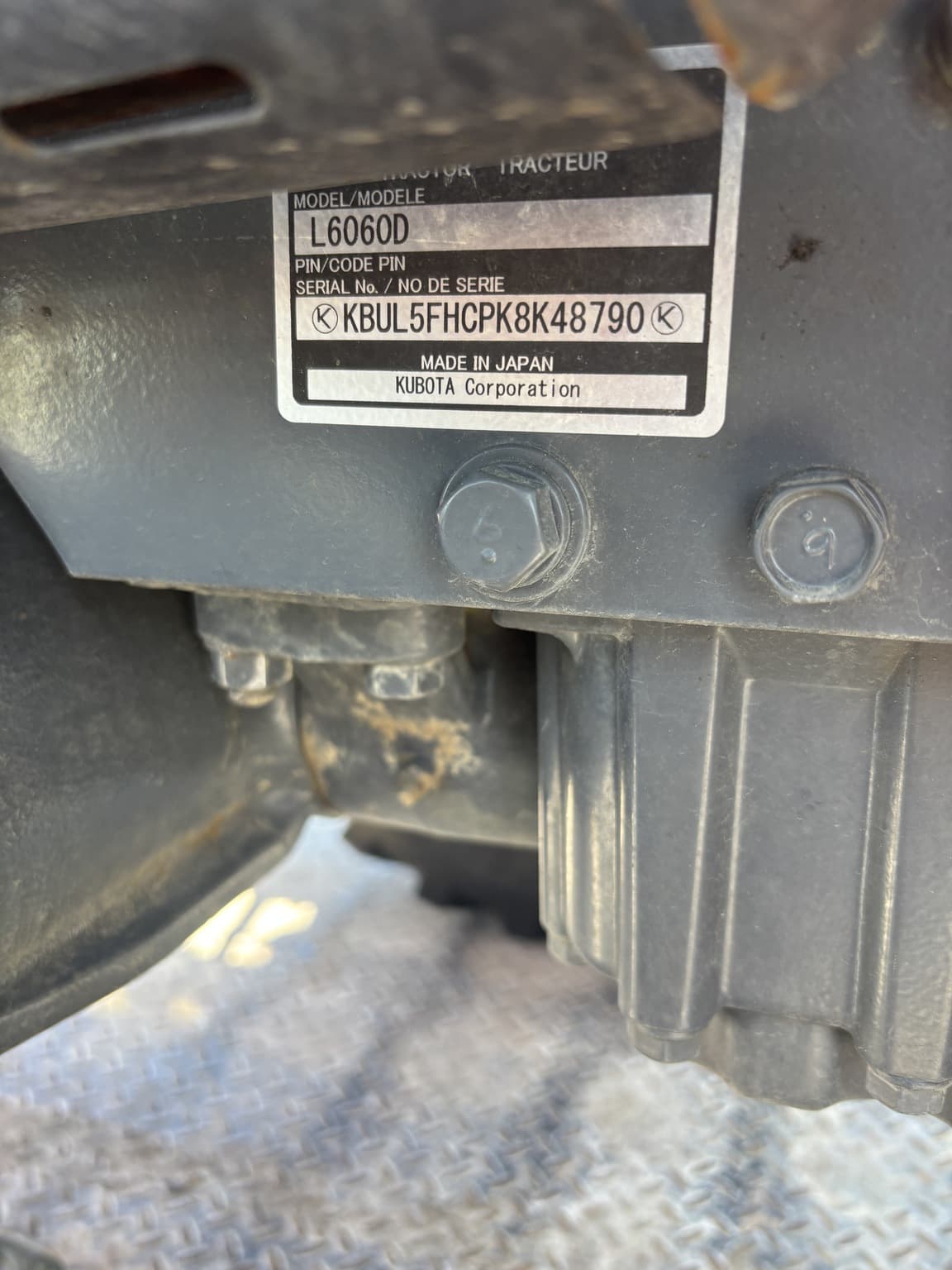 2020 Kubota L6060 Image