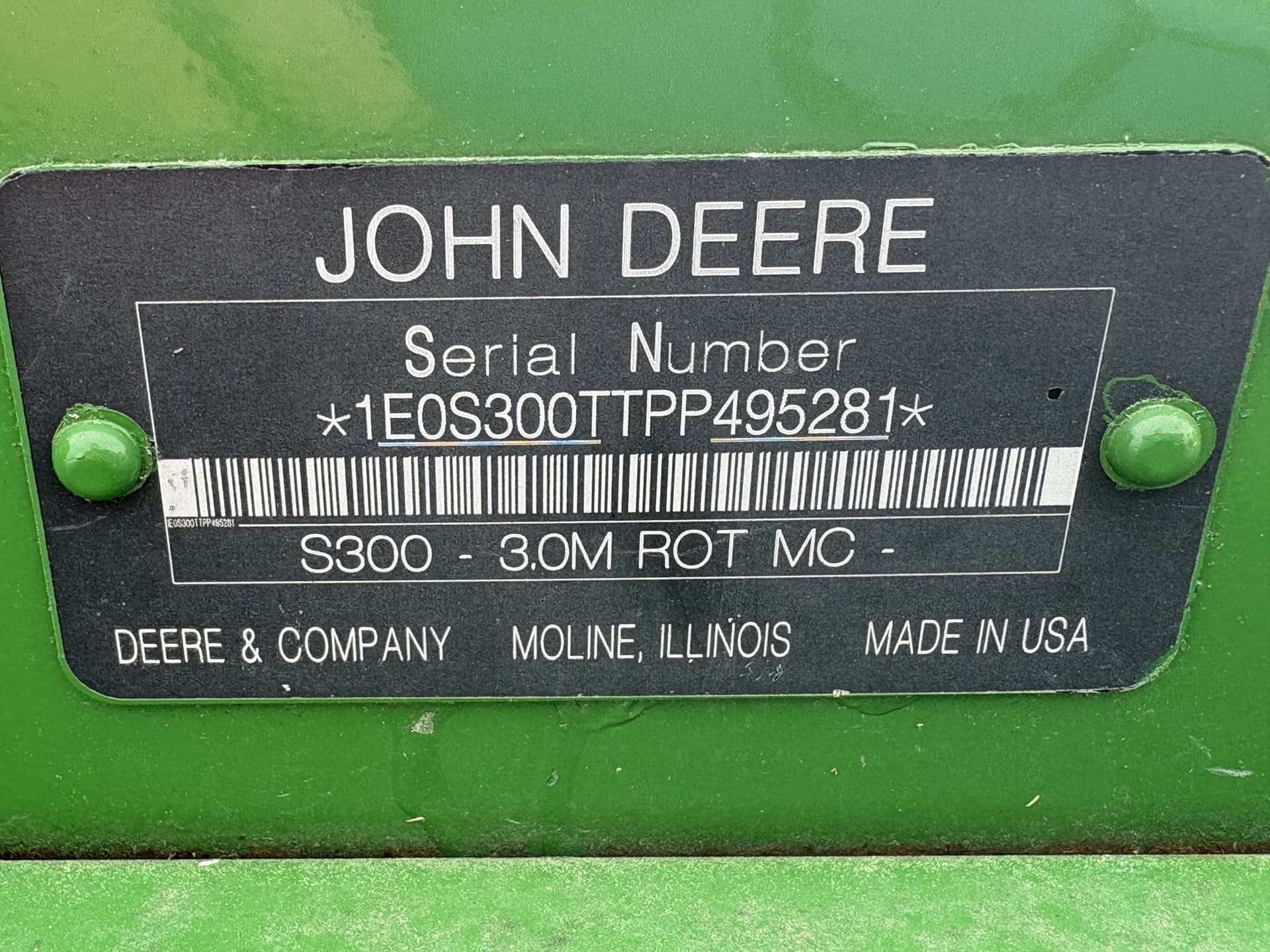 2023 John Deere S300 Image