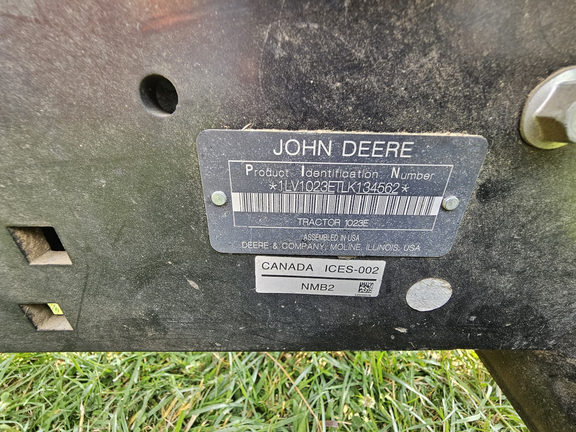 2019 John Deere 1023E Image