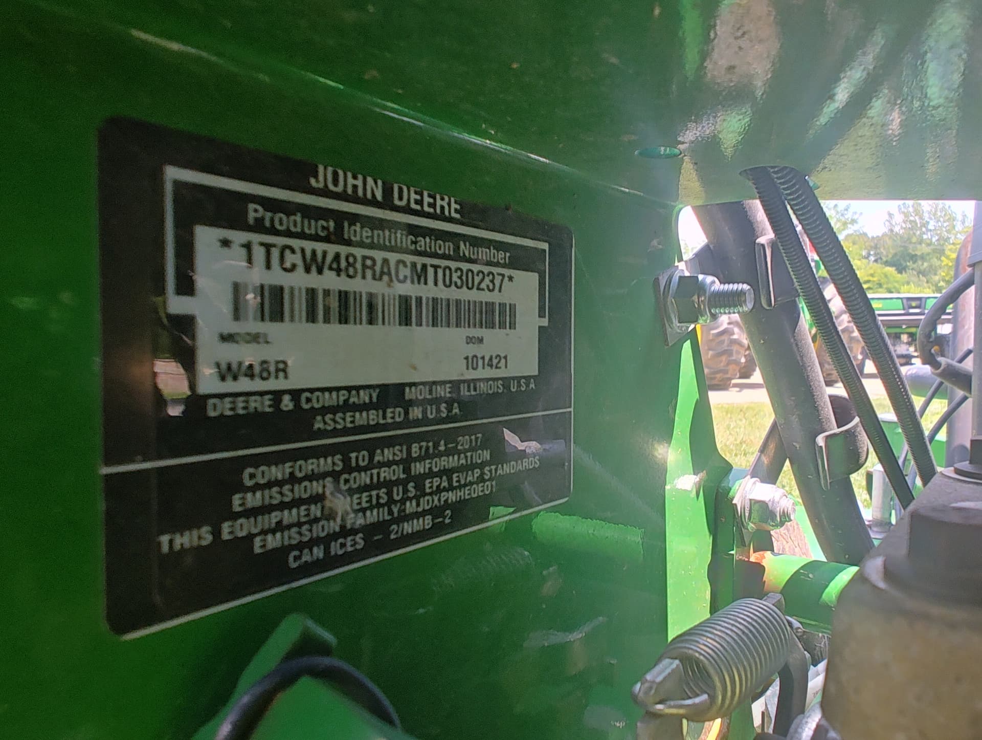 2021 John Deere W48R Image