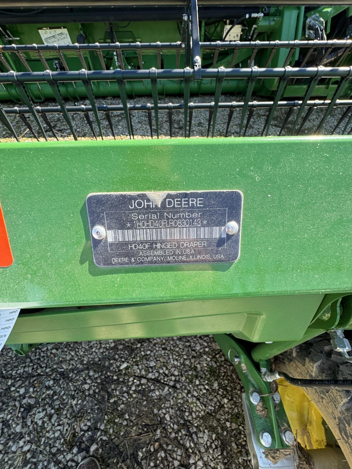 2024 John Deere HD40F Image