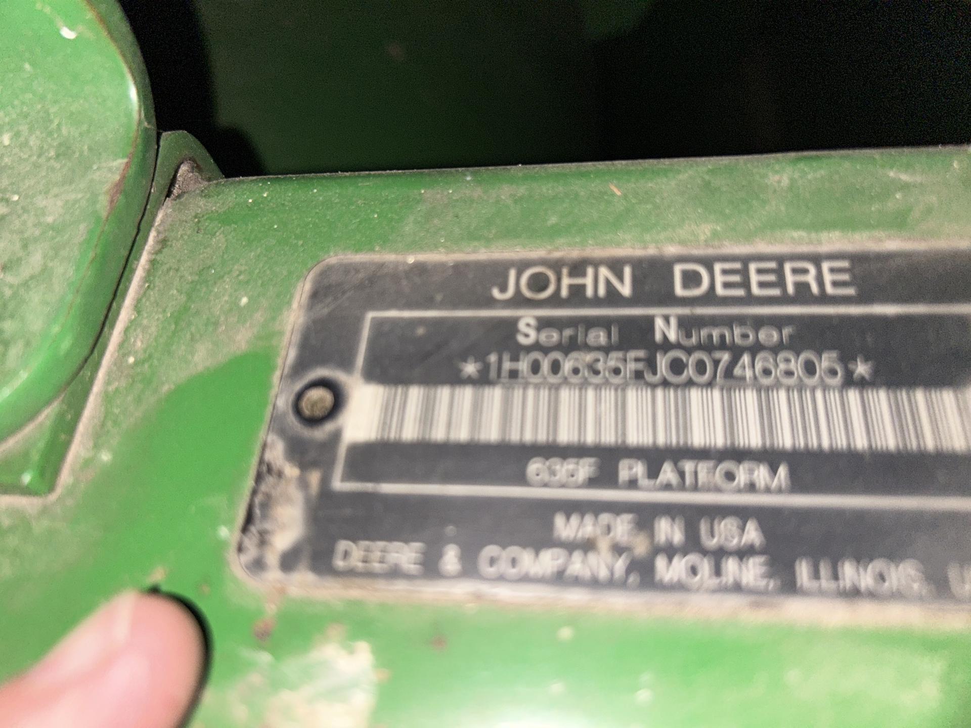 2012 John Deere 635F