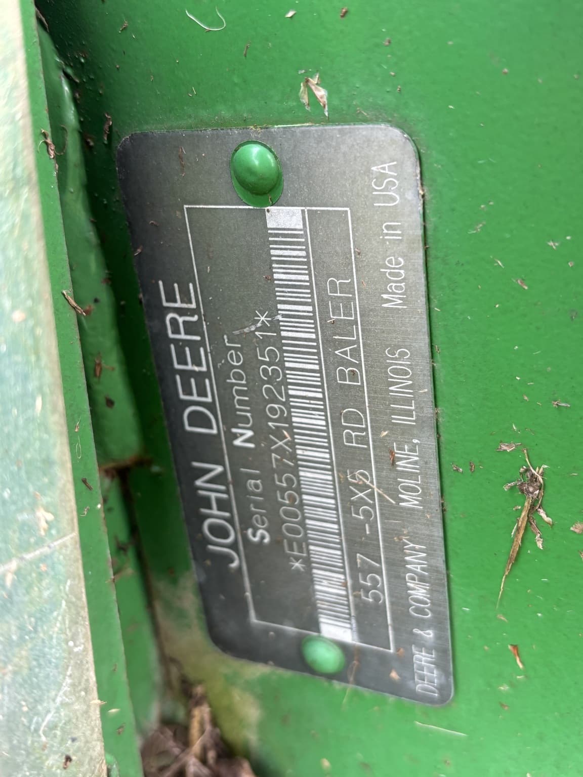 2003 John Deere 557 Image