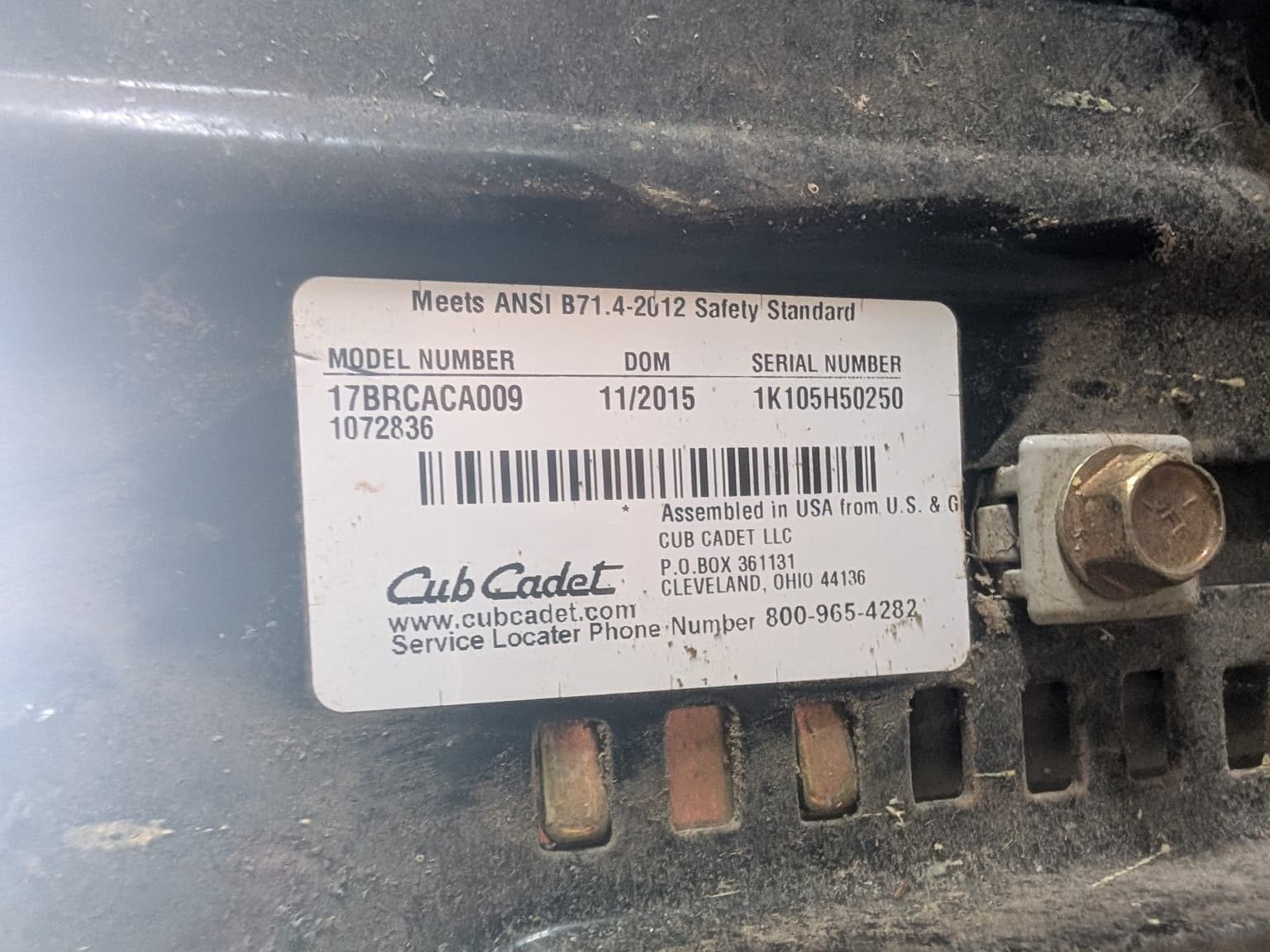 2015 Cub Cadet RZT 54 Image