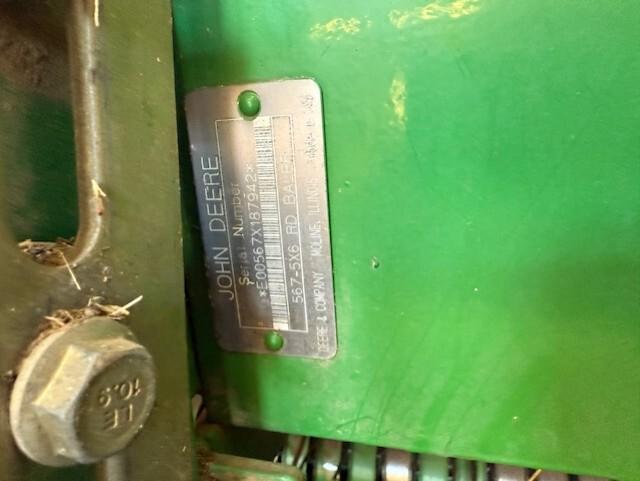 2002 John Deere 567 Image