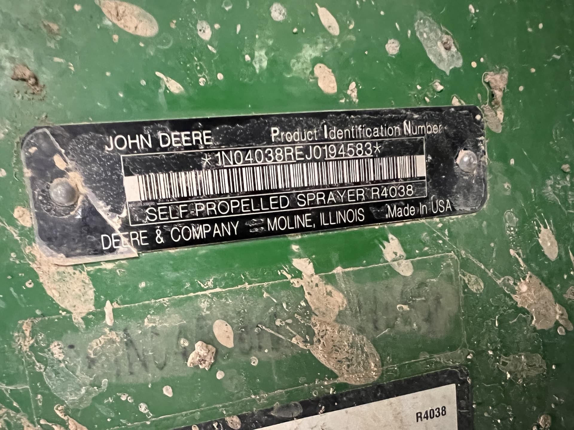2019 John Deere R4038 Image