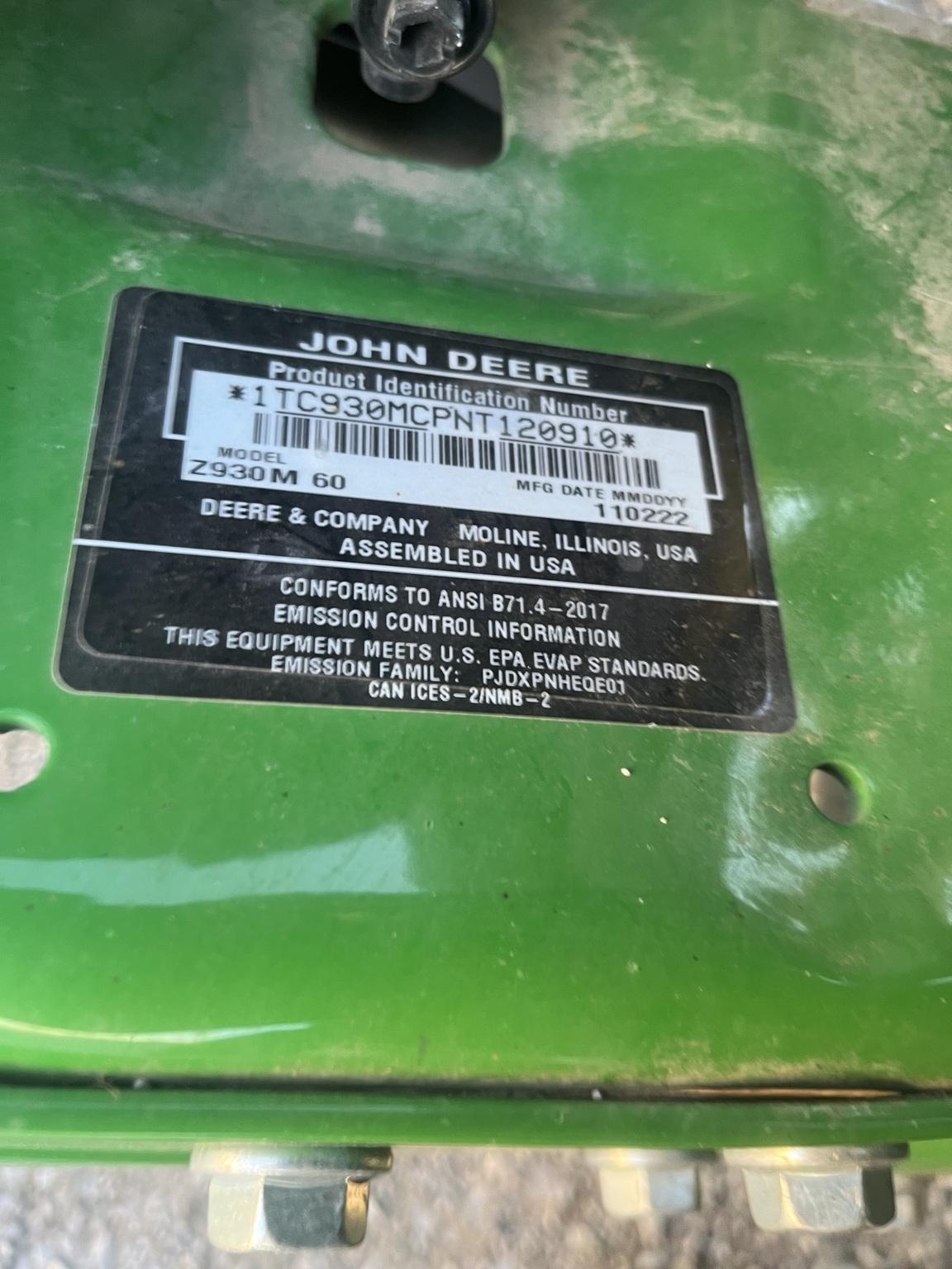 2023 John Deere Z930M Image