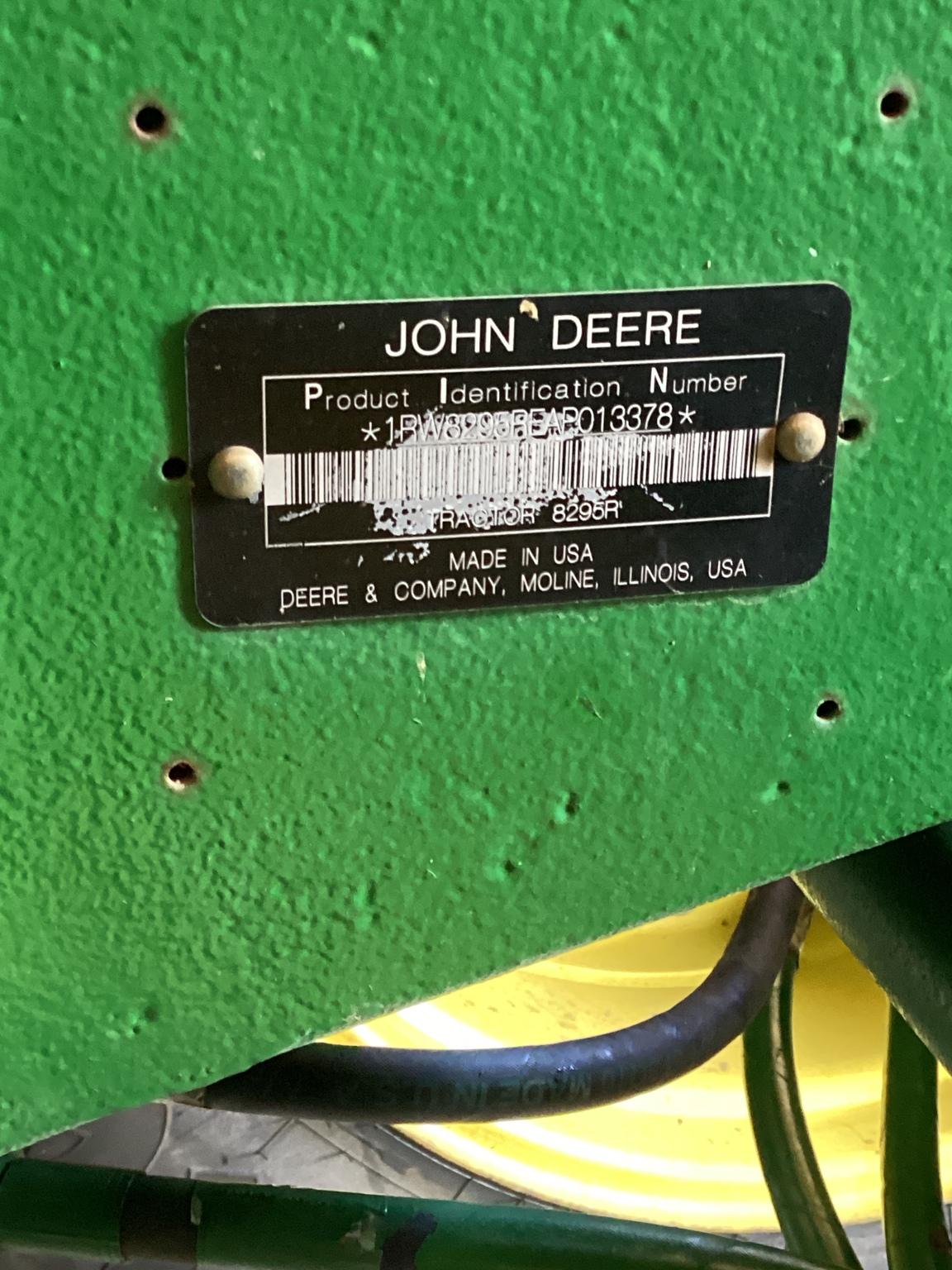 2010 John Deere 8295R Image