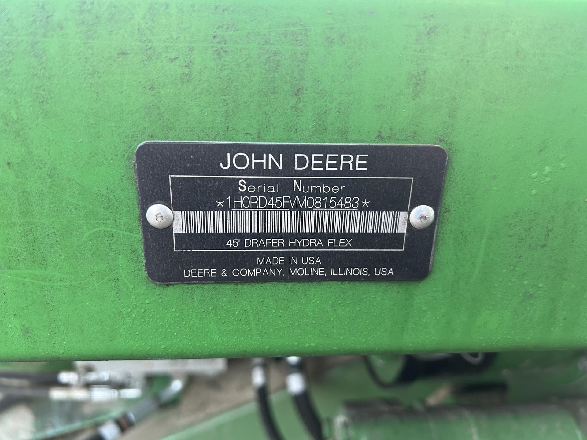 2021 John Deere RD45F