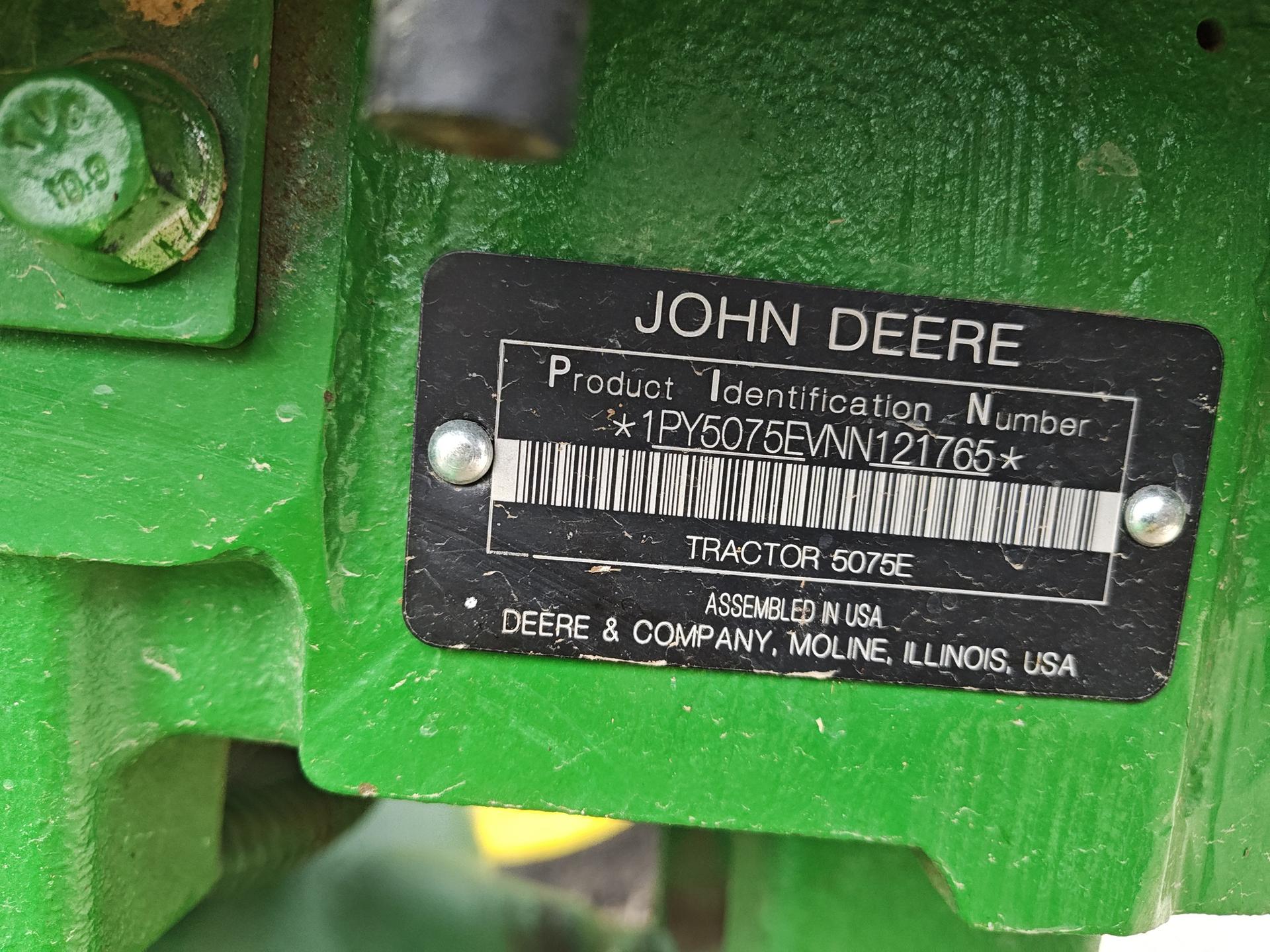 2022 John Deere 5075E