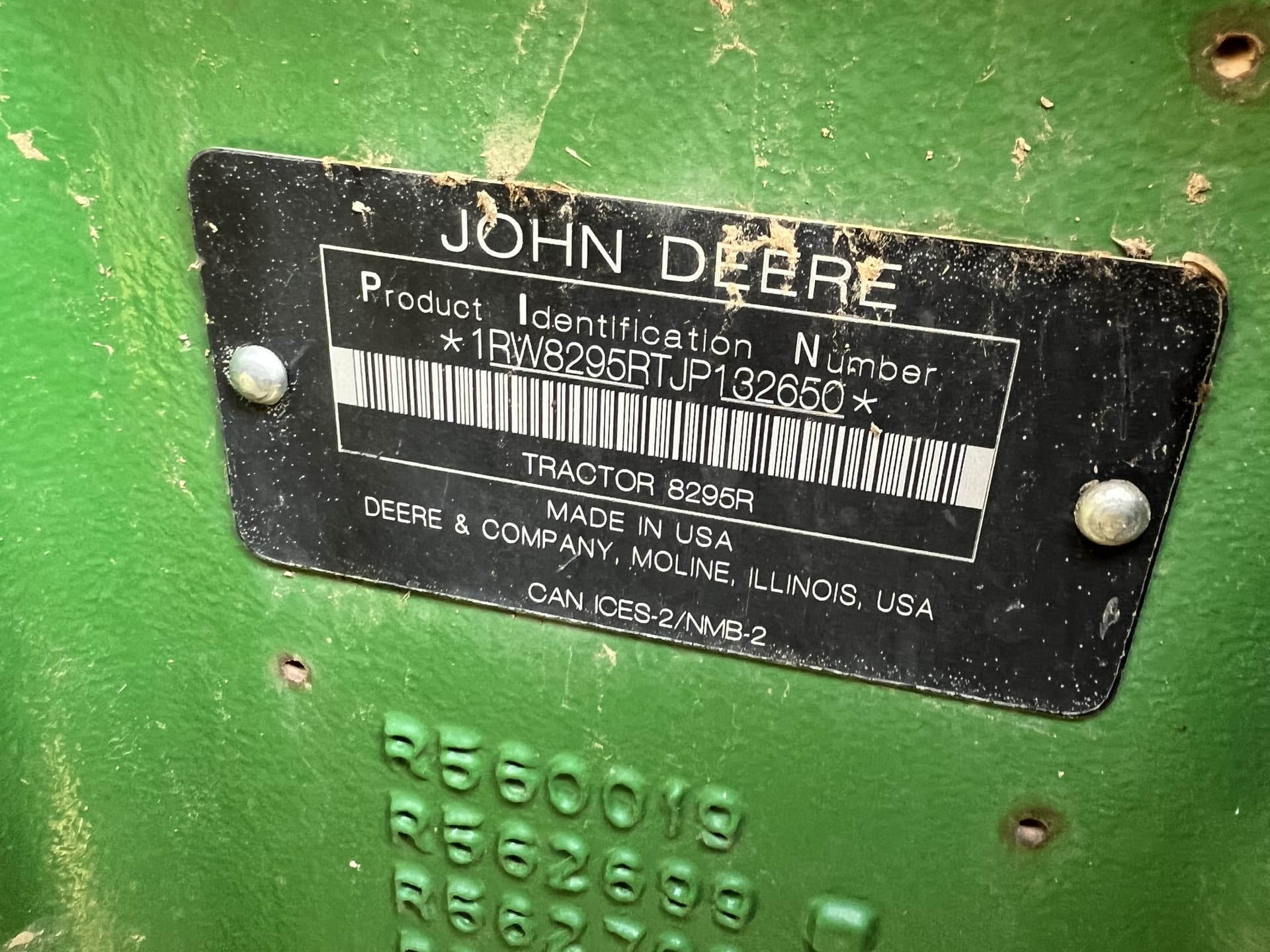 2018 John Deere 8295R