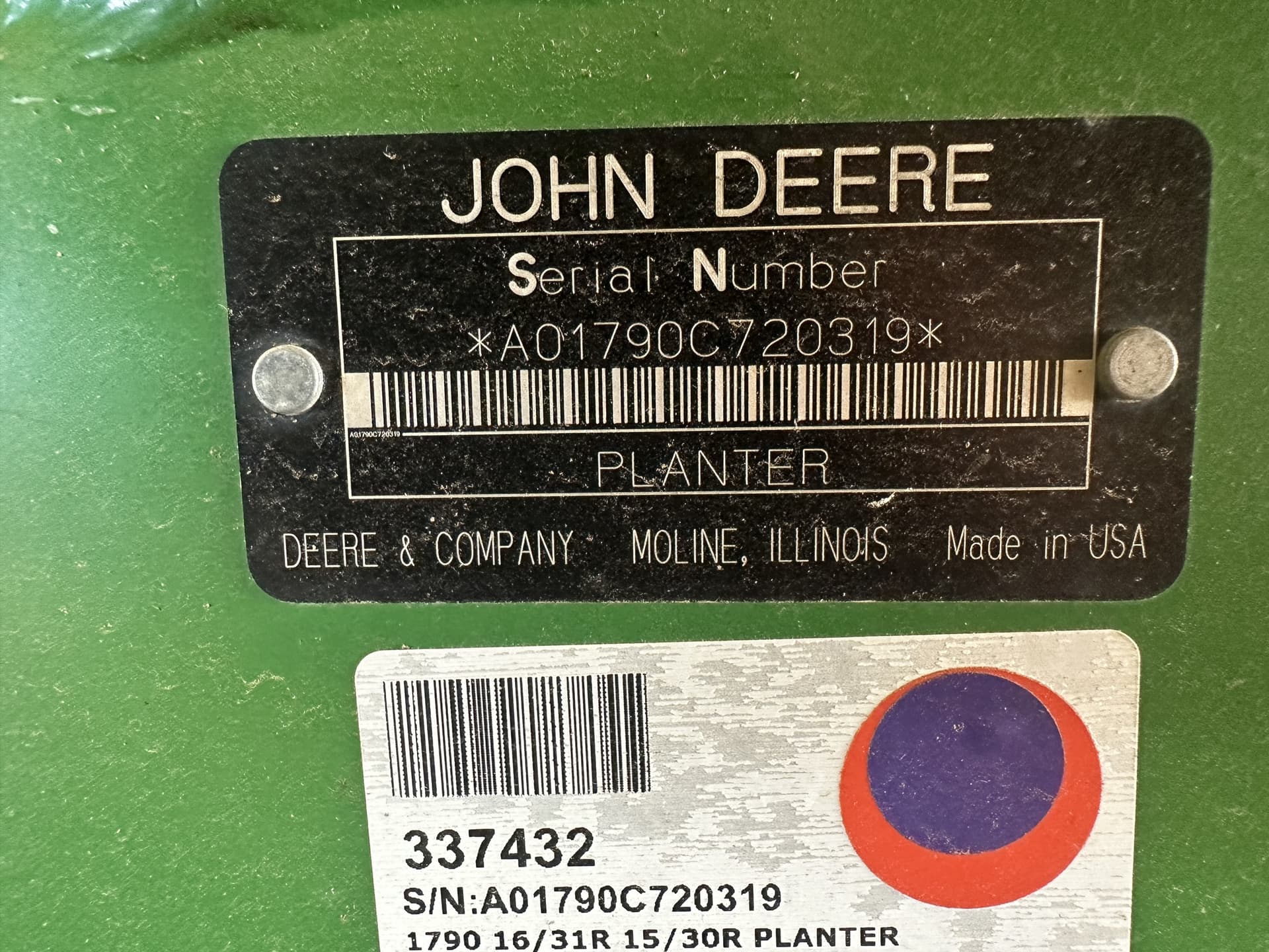 2007 John Deere 1790 Image
