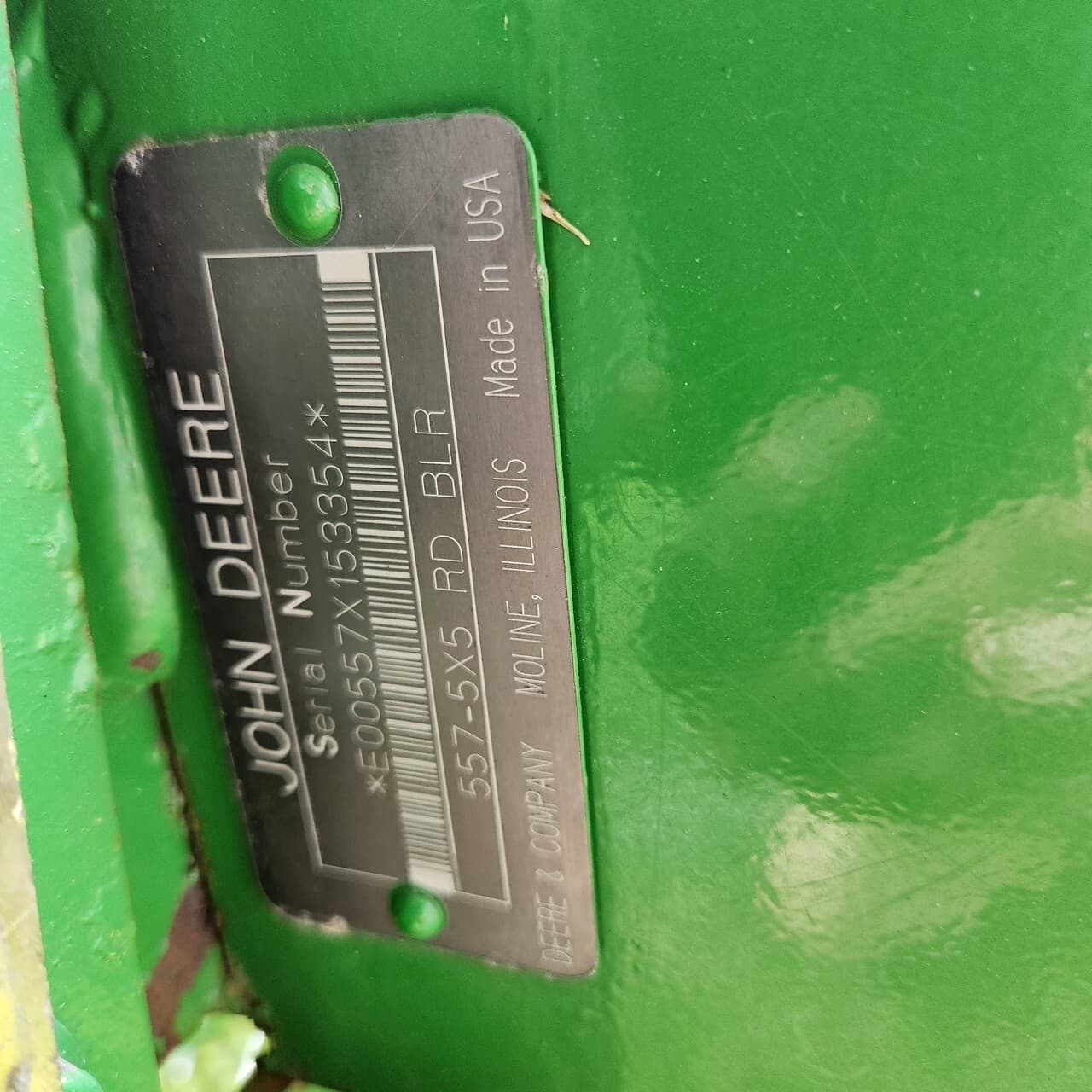 2001 John Deere 557 Image