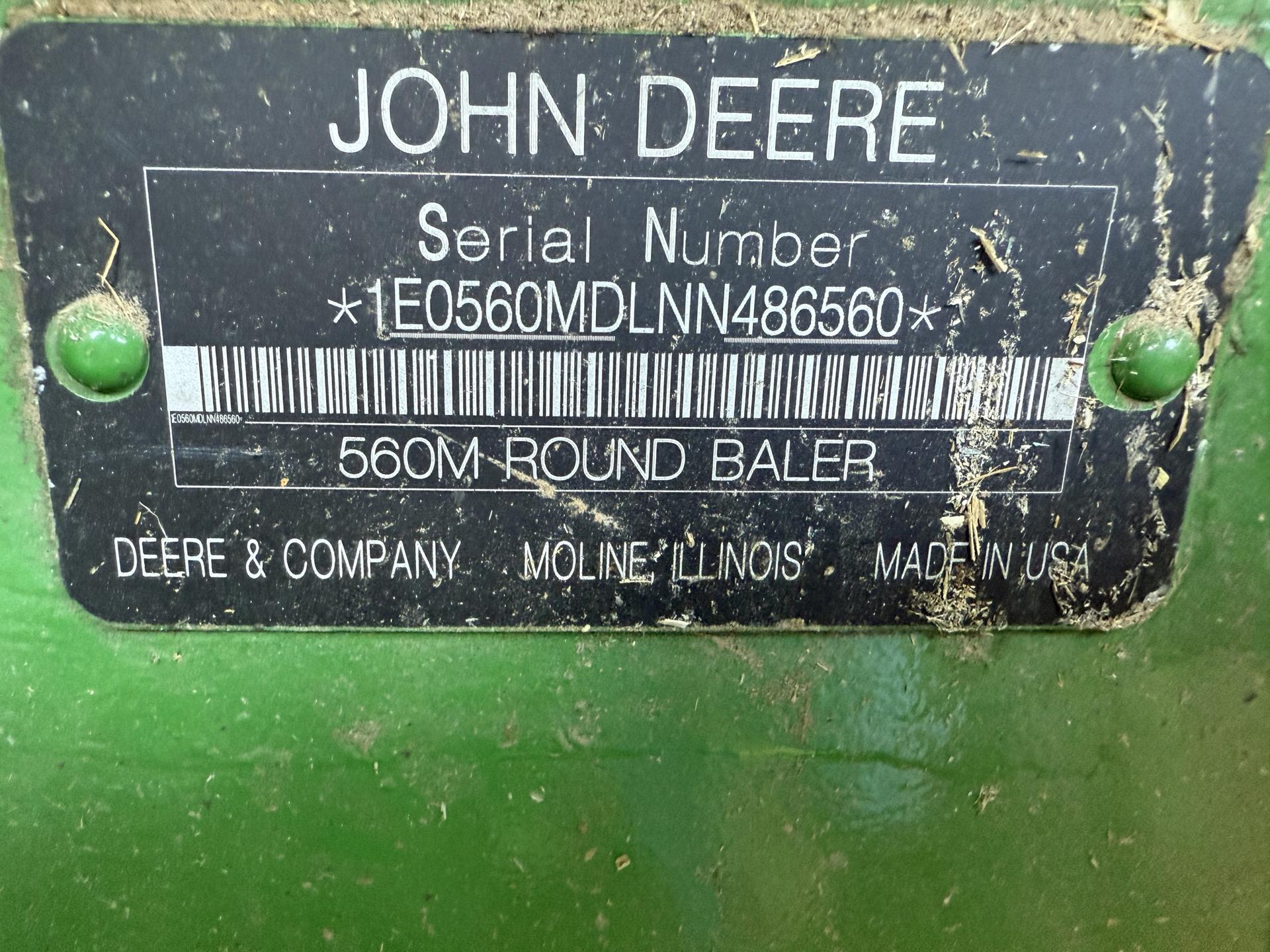 2022 John Deere 560M Image